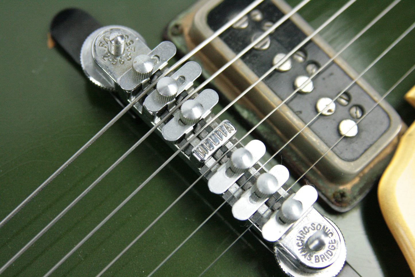 1956 Gretsch 6196 Country Club CADILLAC GREEN w/ Dearmond Pickups! white falcon size