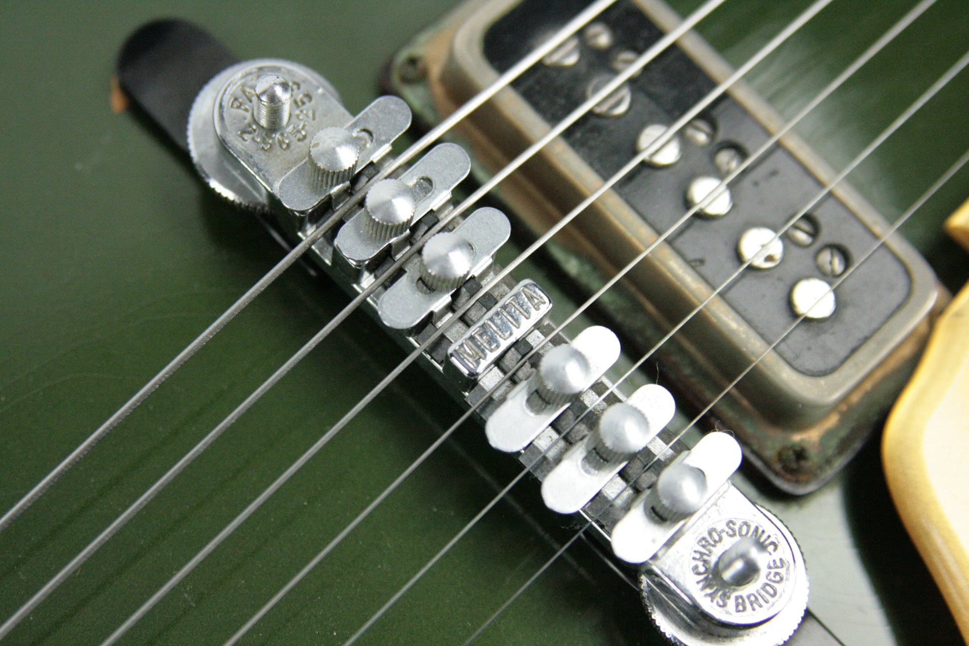 1956 Gretsch 6196 Country Club CADILLAC GREEN w/ Dearmond Pickups! white falcon size