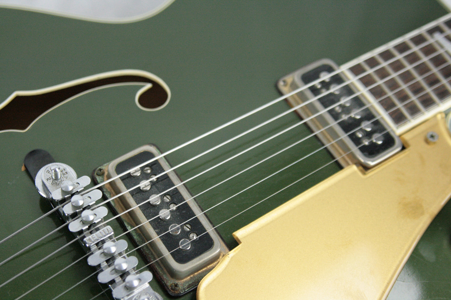 1956 Gretsch 6196 Country Club CADILLAC GREEN w/ Dearmond Pickups! white falcon size