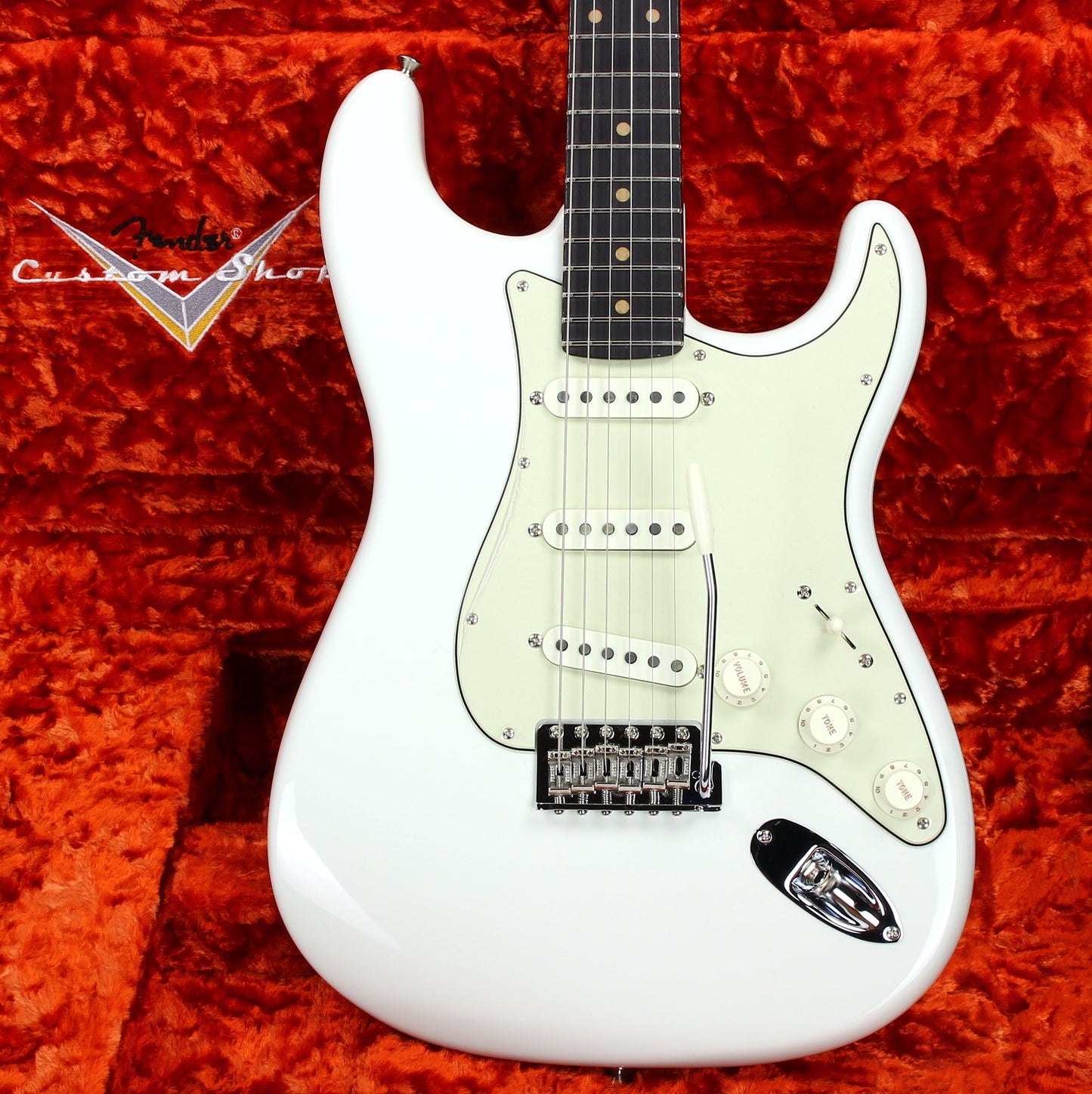 2022 Fender Custom Shop GT11 '60 Stratocaster Roasted FLAME NECK - NOS Olympic White Sweetwater Dealer Select