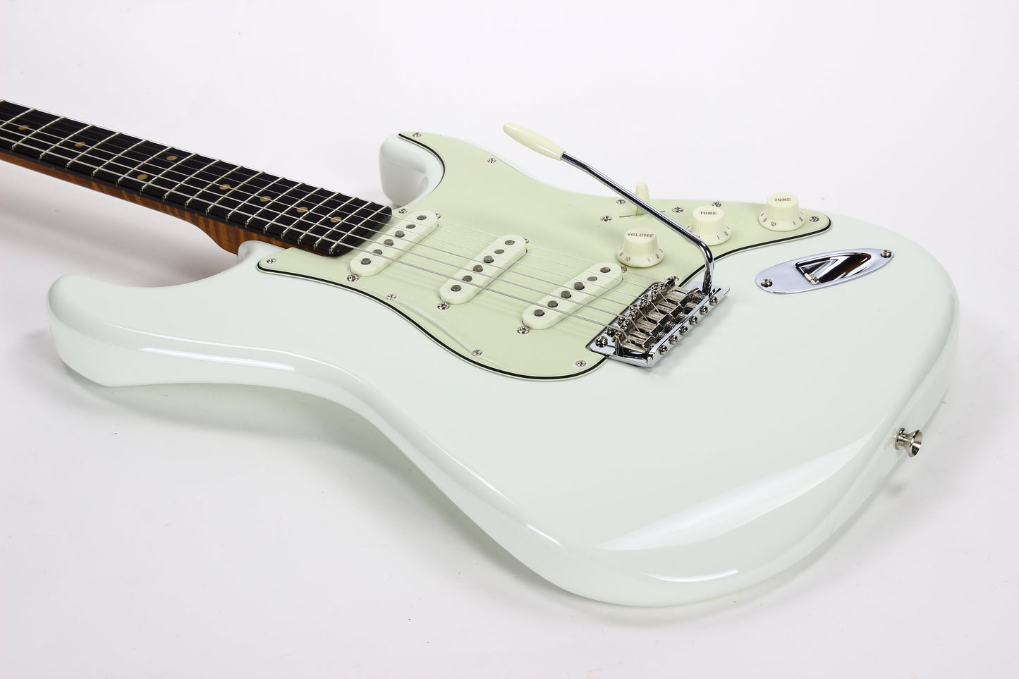 2022 Fender Custom Shop GT11 '60 Stratocaster Roasted FLAME NECK - NOS Olympic White Sweetwater Dealer Select