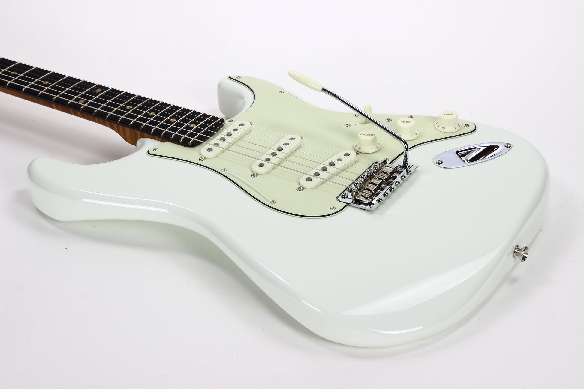 2022 Fender Custom Shop GT11 '60 Stratocaster Roasted FLAME NECK - NOS Olympic White Sweetwater Dealer Select