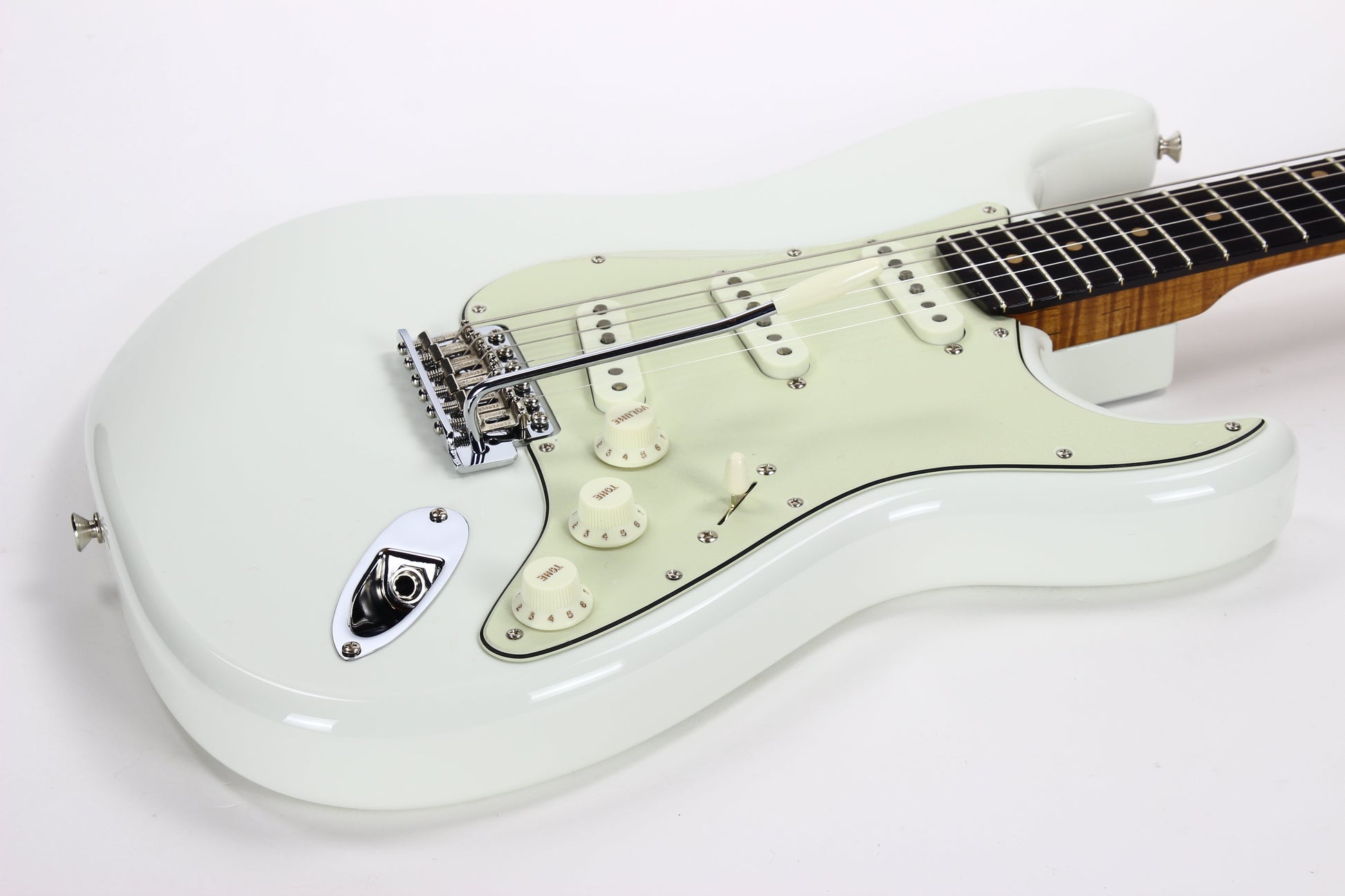 2022 Fender Custom Shop GT11 '60 Stratocaster Roasted FLAME NECK - NOS Olympic White Sweetwater Dealer Select