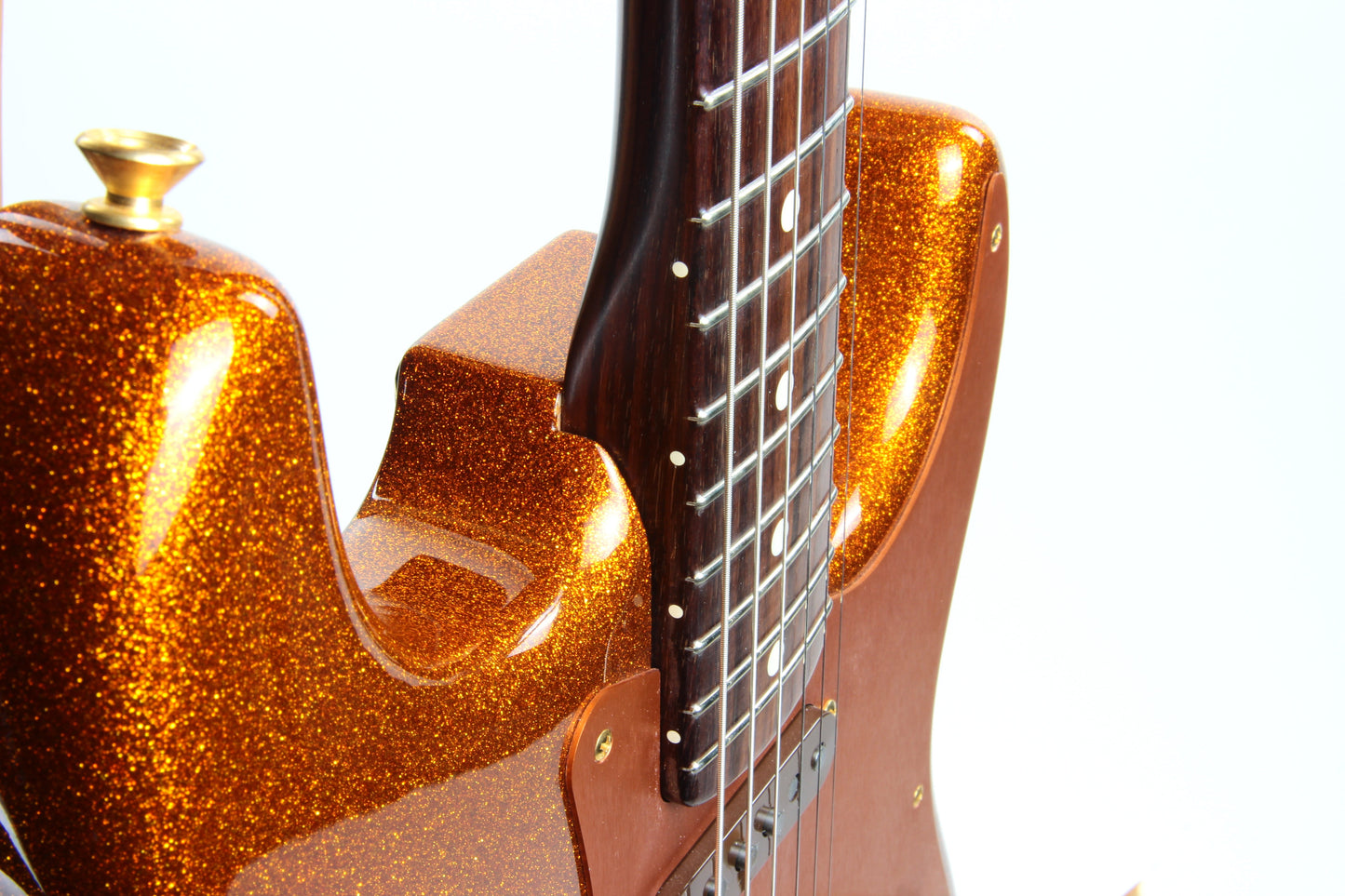 Fender Custom Shop Paul Waller Masterbuilt '56 Stratocaster Orange Sparkle - Solid CITES Rosewood Neck!