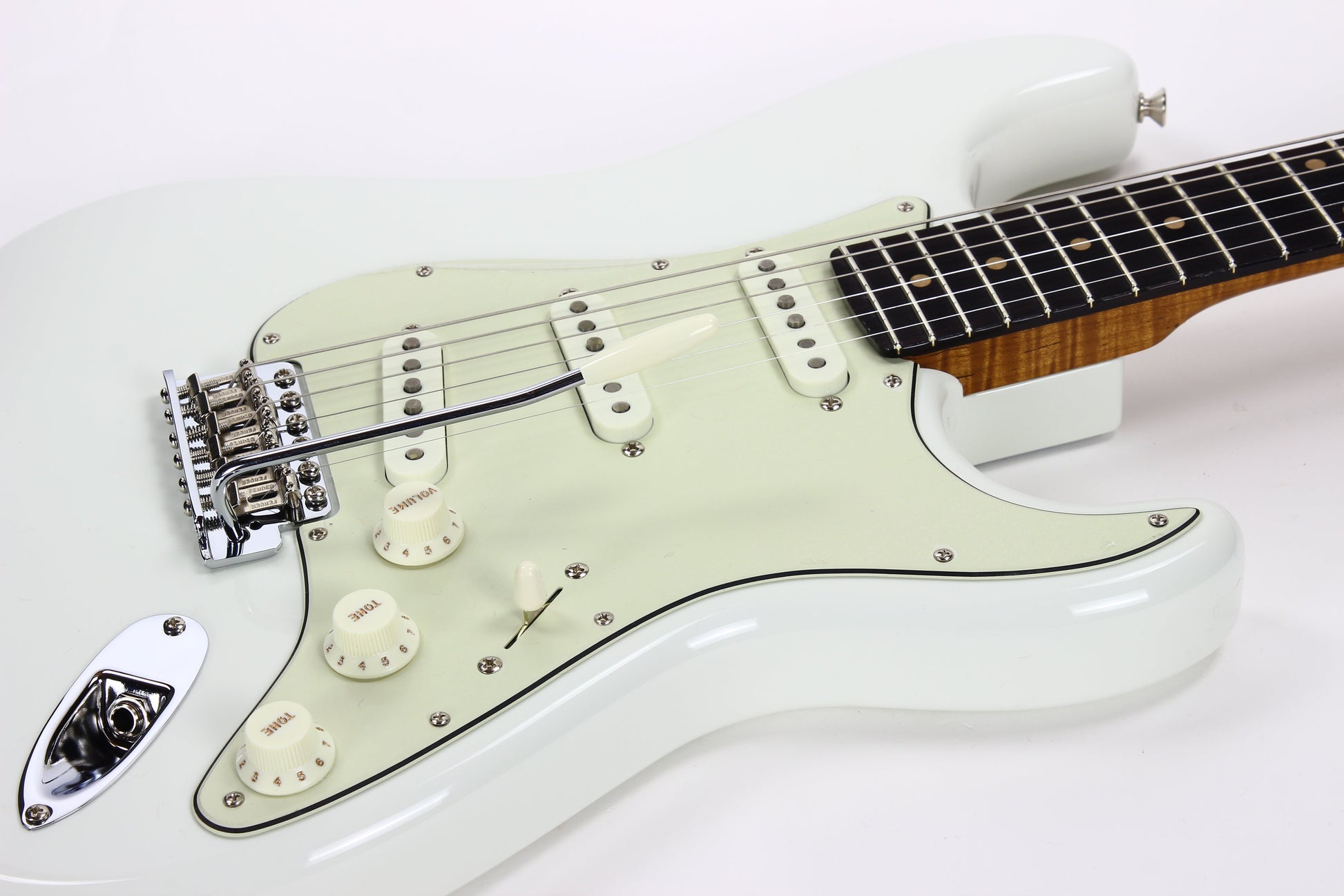 2022 Fender Custom Shop GT11 '60 Stratocaster Roasted FLAME NECK - NOS Olympic White Sweetwater Dealer Select