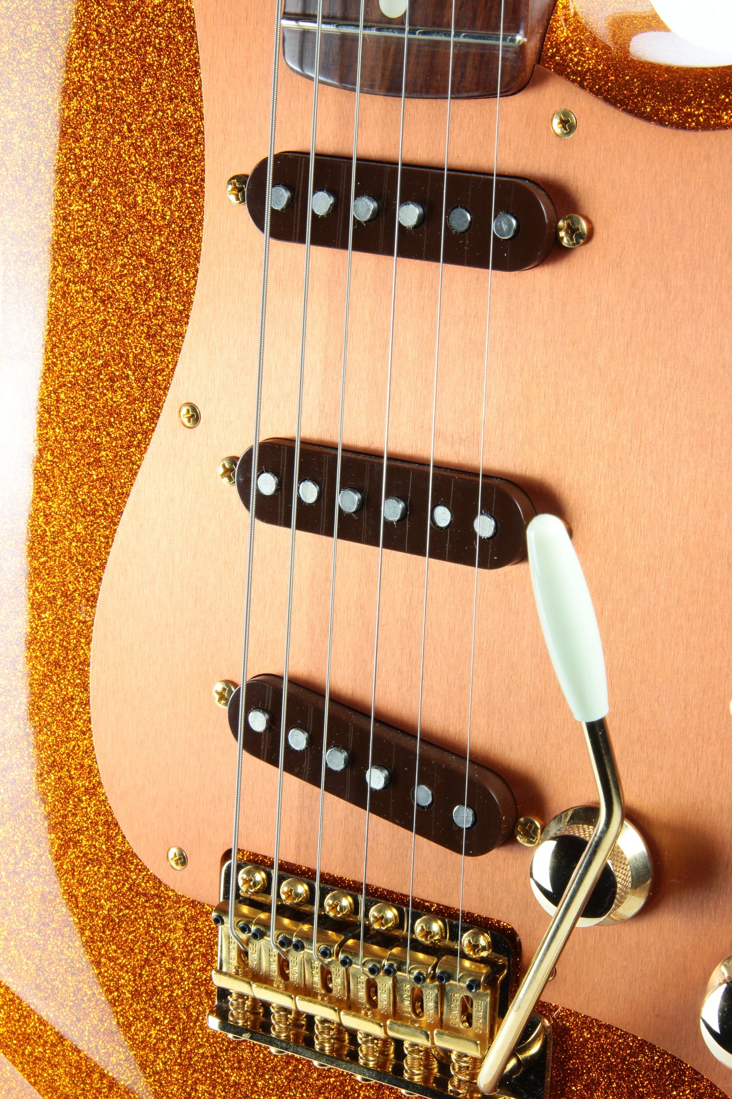 Fender Custom Shop Paul Waller Masterbuilt '56 Stratocaster Orange Sparkle - Solid CITES Rosewood Neck!