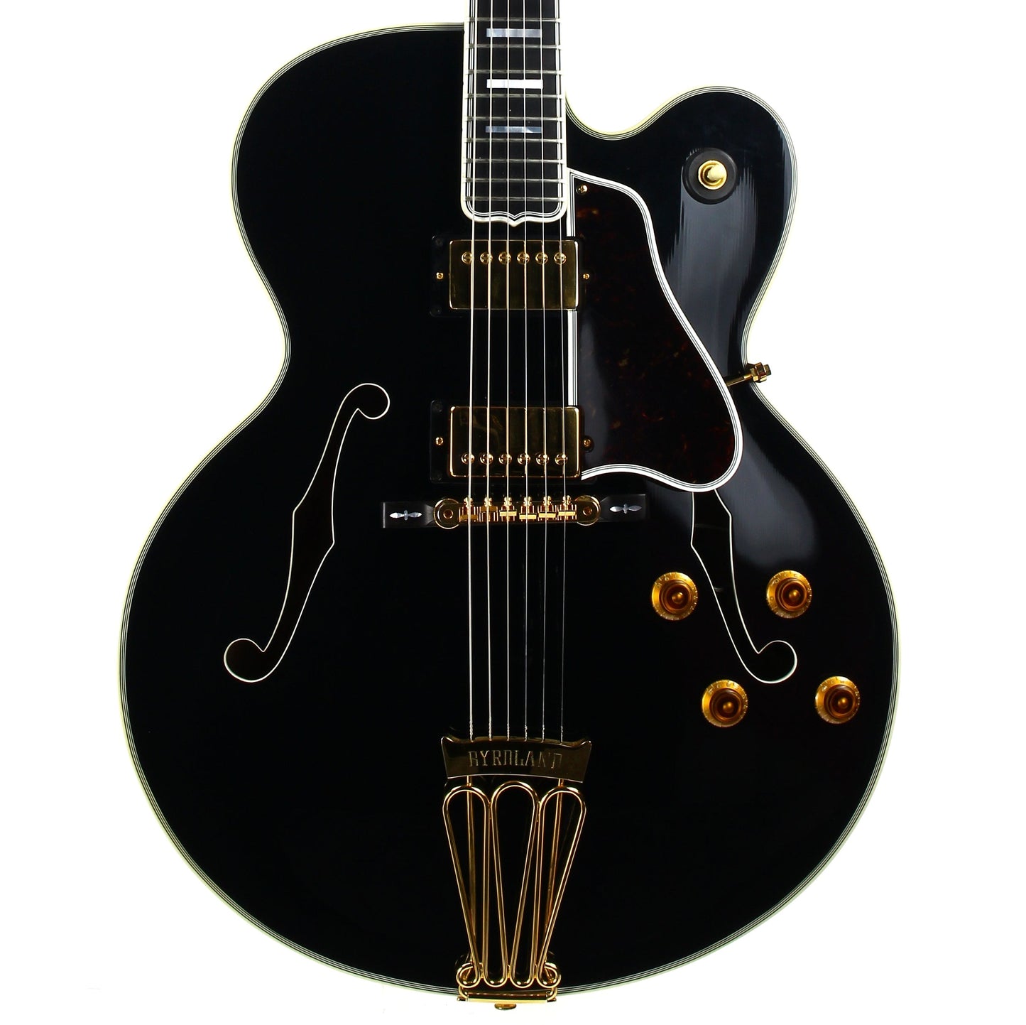 1991 Gibson Master Model Byrdland Ebony Black | Jim Triggs