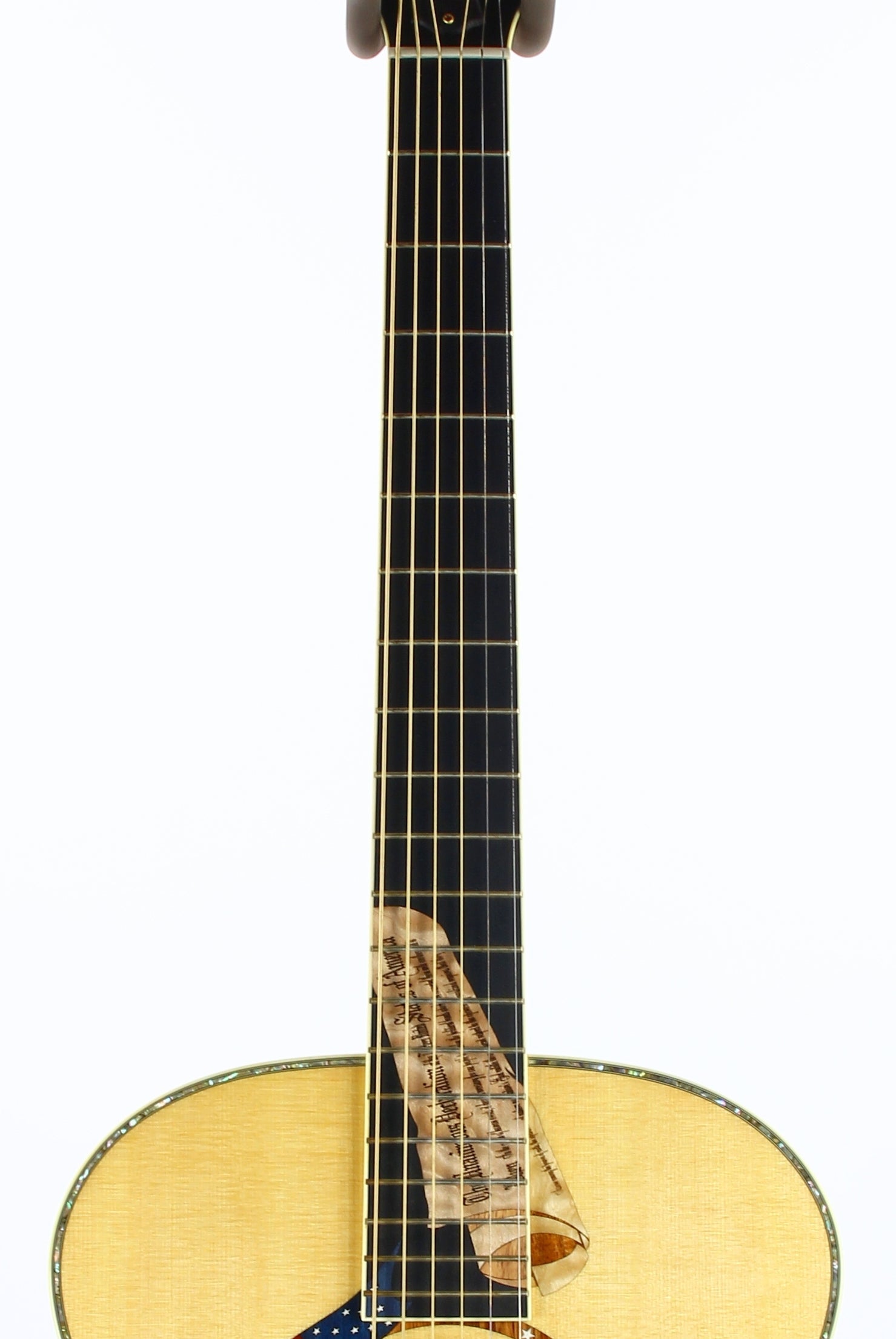 MINT & UNPLAYED! 2002 Taylor Liberty Tree Grand Concert Guitar LTG - US Flag, Declaration of Independence Inlays!