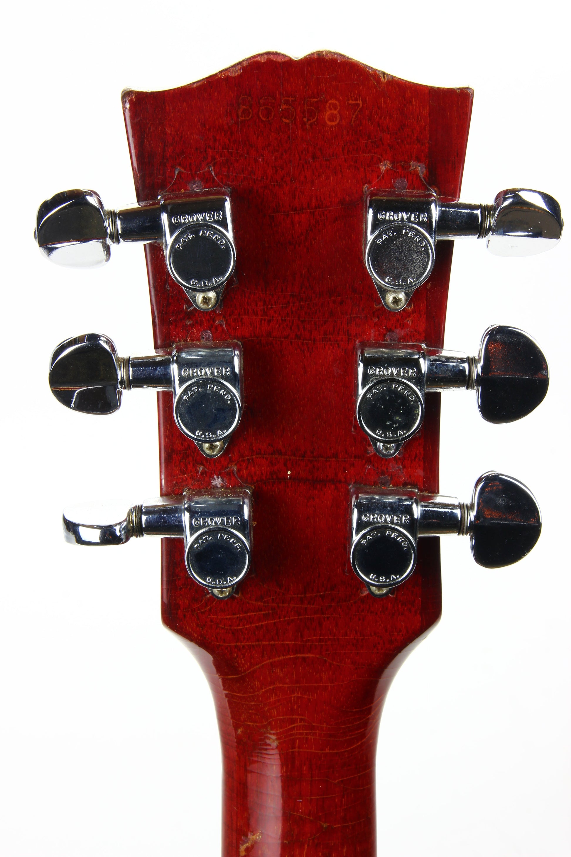 1967 Gibson ES-335 TDC Cherry Red | Dual Patent Number Sticker Humbuckers, Vintage Semi-Hollow Body ES335
