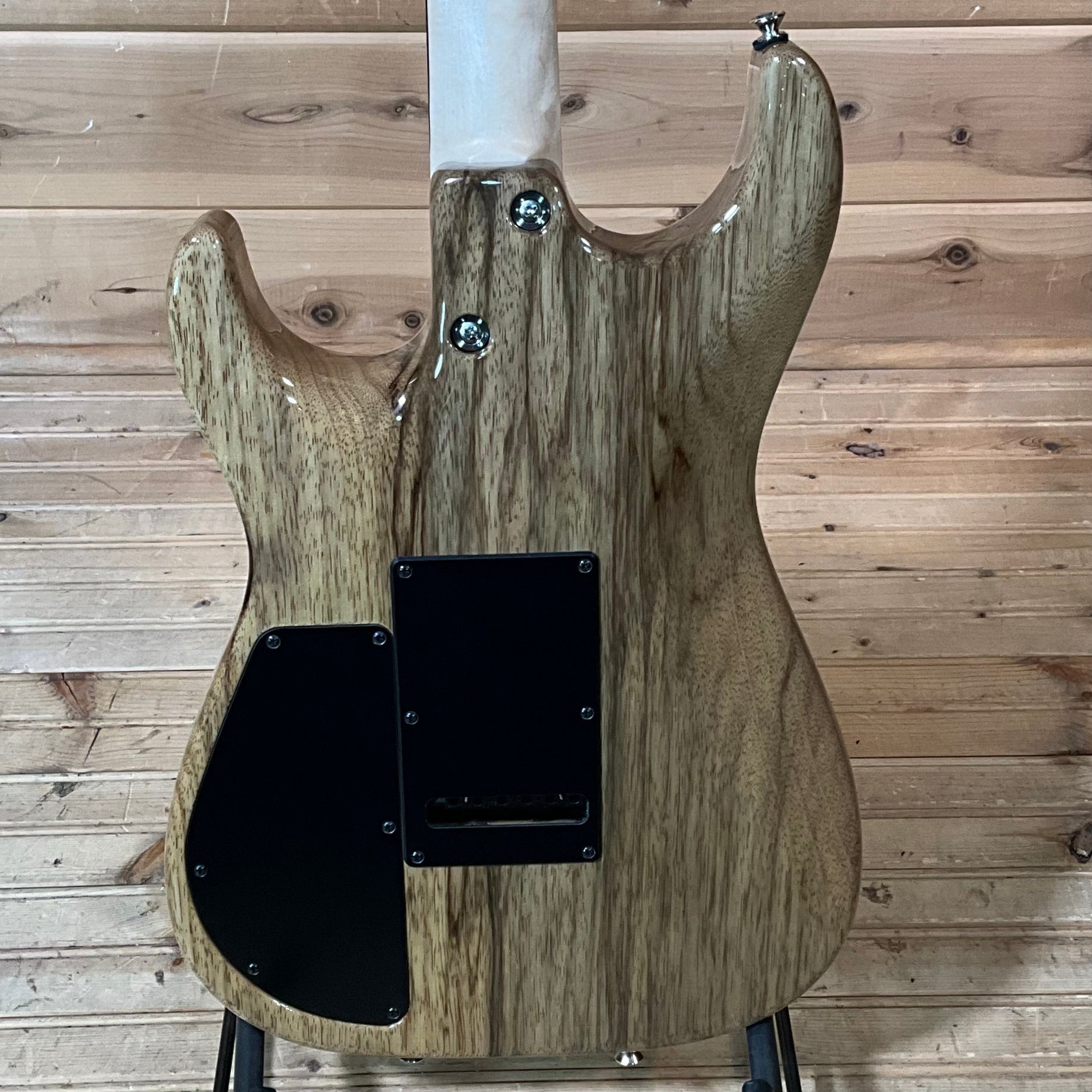 Tom Anderson Drop Top Electric Guitar - Cajun Key Lime / Teal / Black Edge Burst with Binding / Natural Back