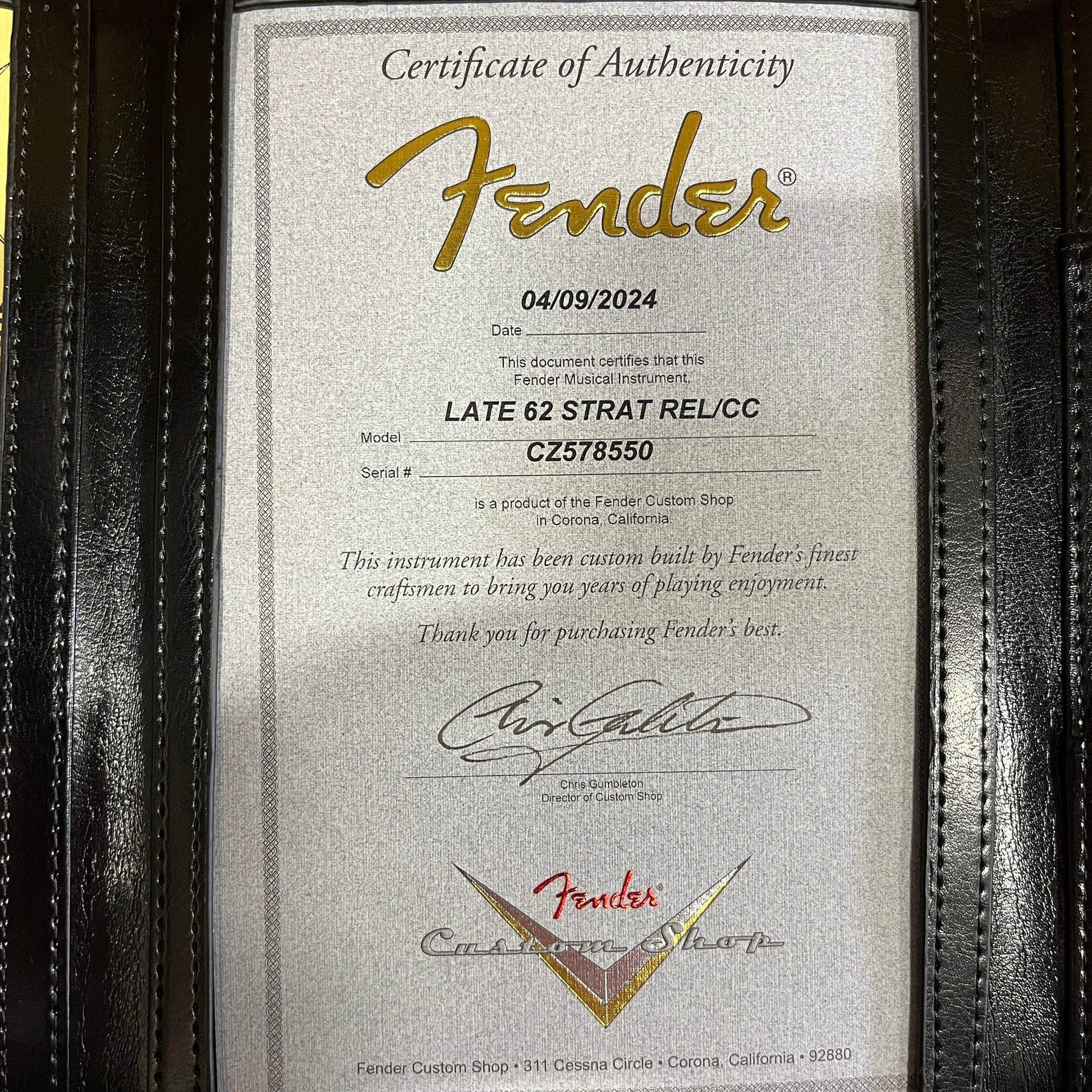 Fender Custom Shop Late 1962 Stratocaster Relic - 3 Color Sunburst
