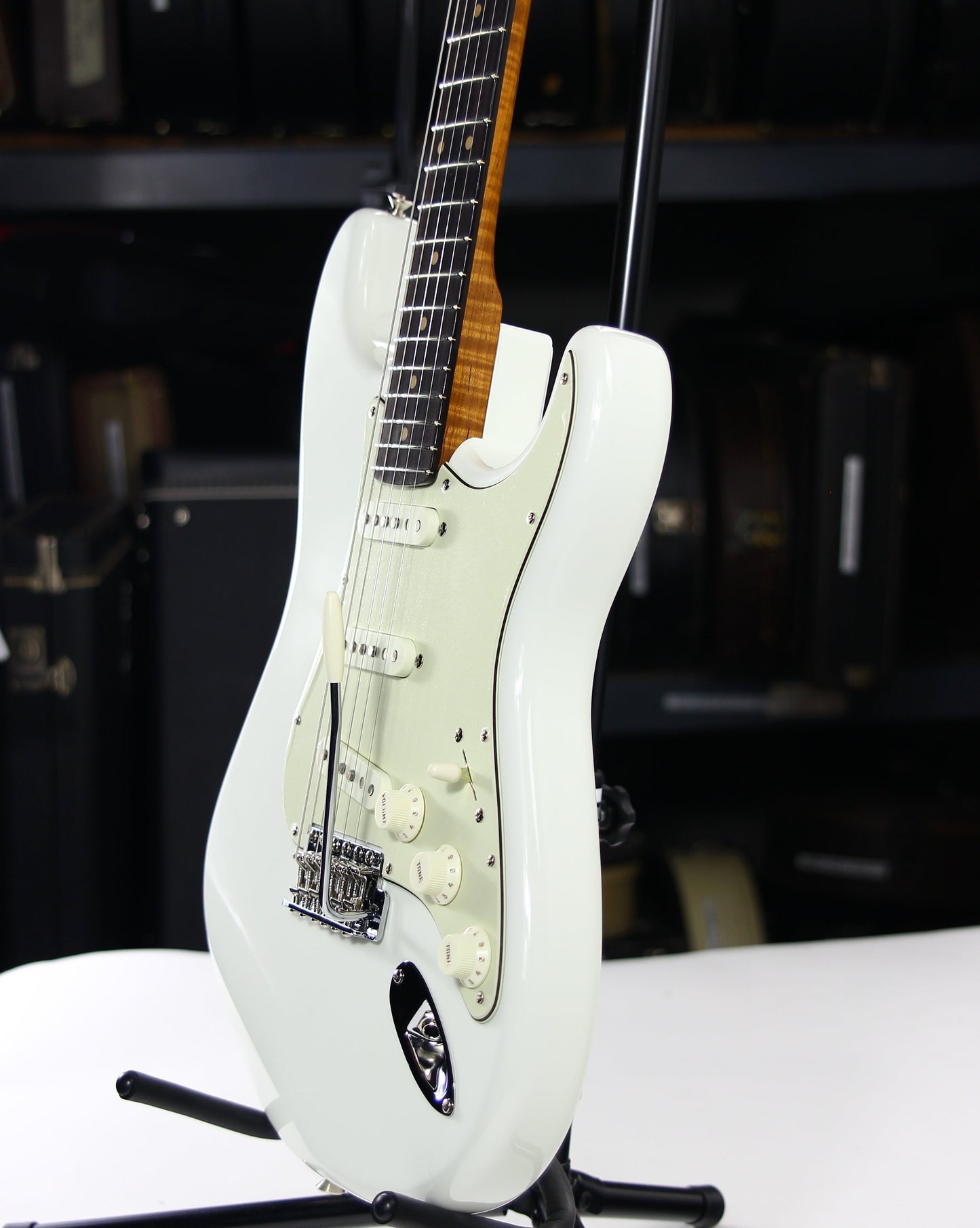 2022 Fender Custom Shop GT11 '60 Stratocaster Roasted FLAME NECK - NOS Olympic White Sweetwater Dealer Select