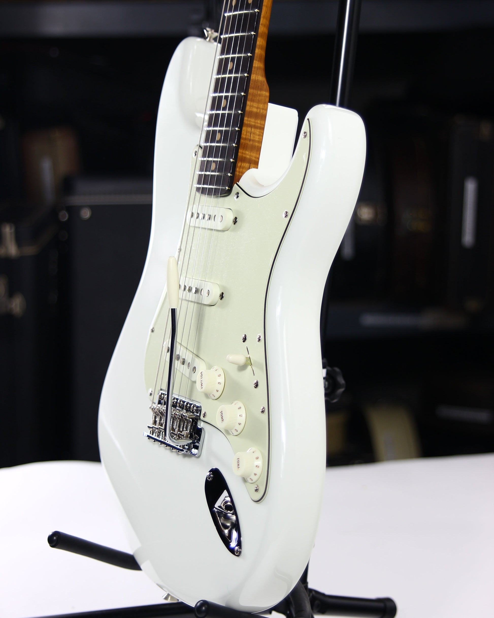 2022 Fender Custom Shop GT11 '60 Stratocaster Roasted FLAME NECK - NOS Olympic White Sweetwater Dealer Select