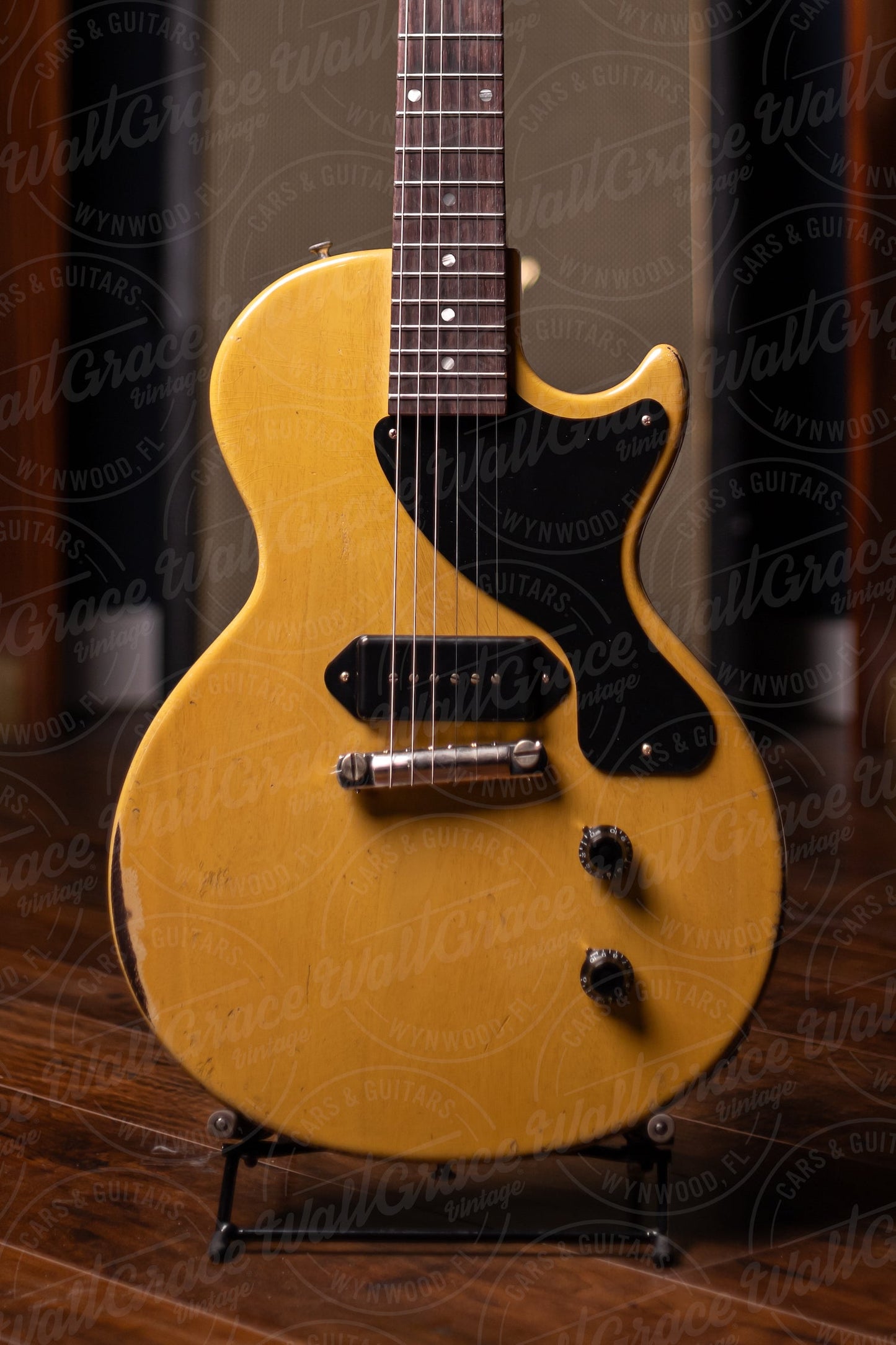 Gibson Custom Shop 1957 Les Paul Junior Single Cut Reissue Murphy Lab Heavy Aged Electric Guitar - TV Yellow