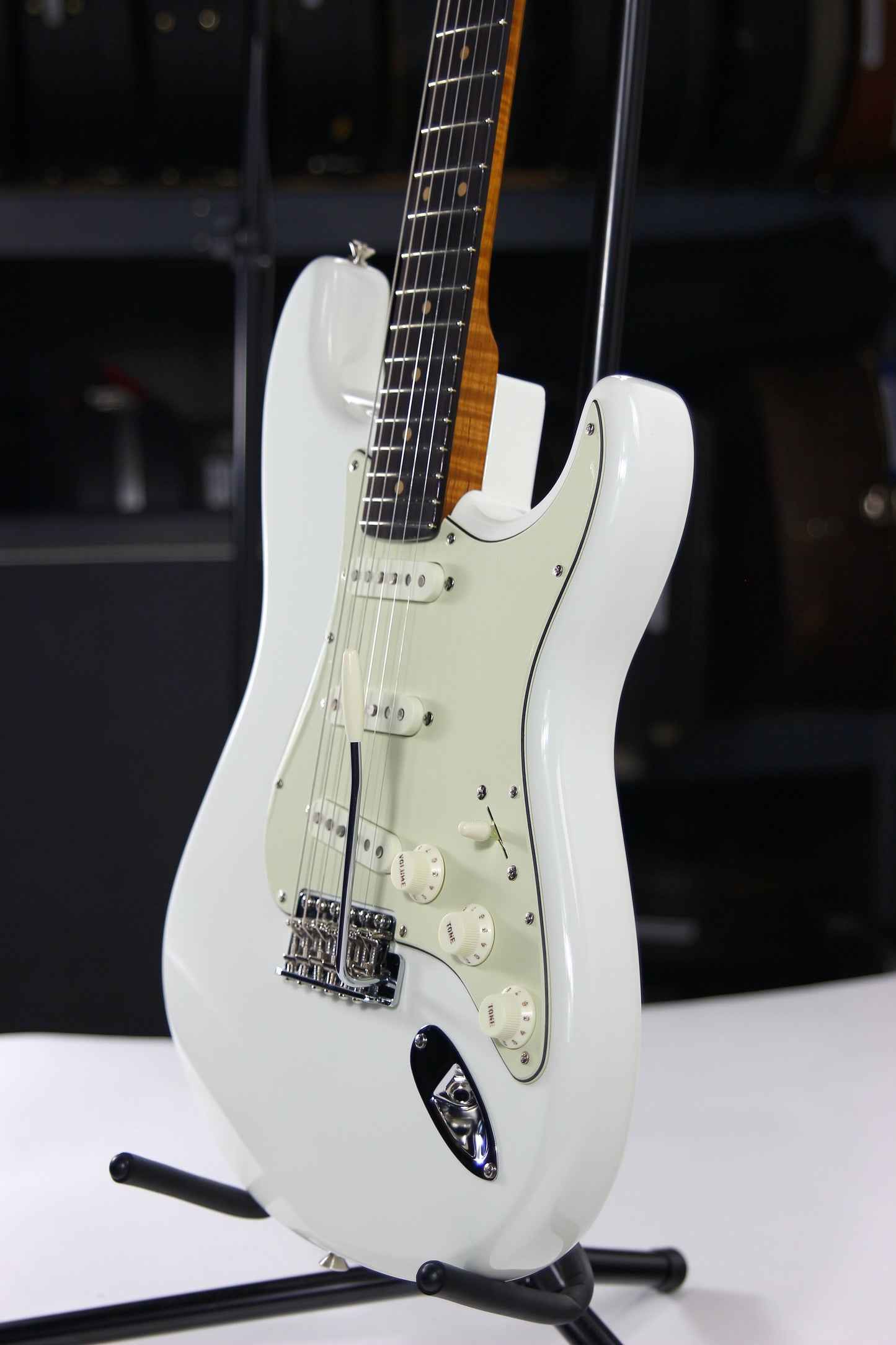 2022 Fender Custom Shop GT11 '60 Stratocaster Roasted FLAME NECK - NOS Olympic White Sweetwater Dealer Select