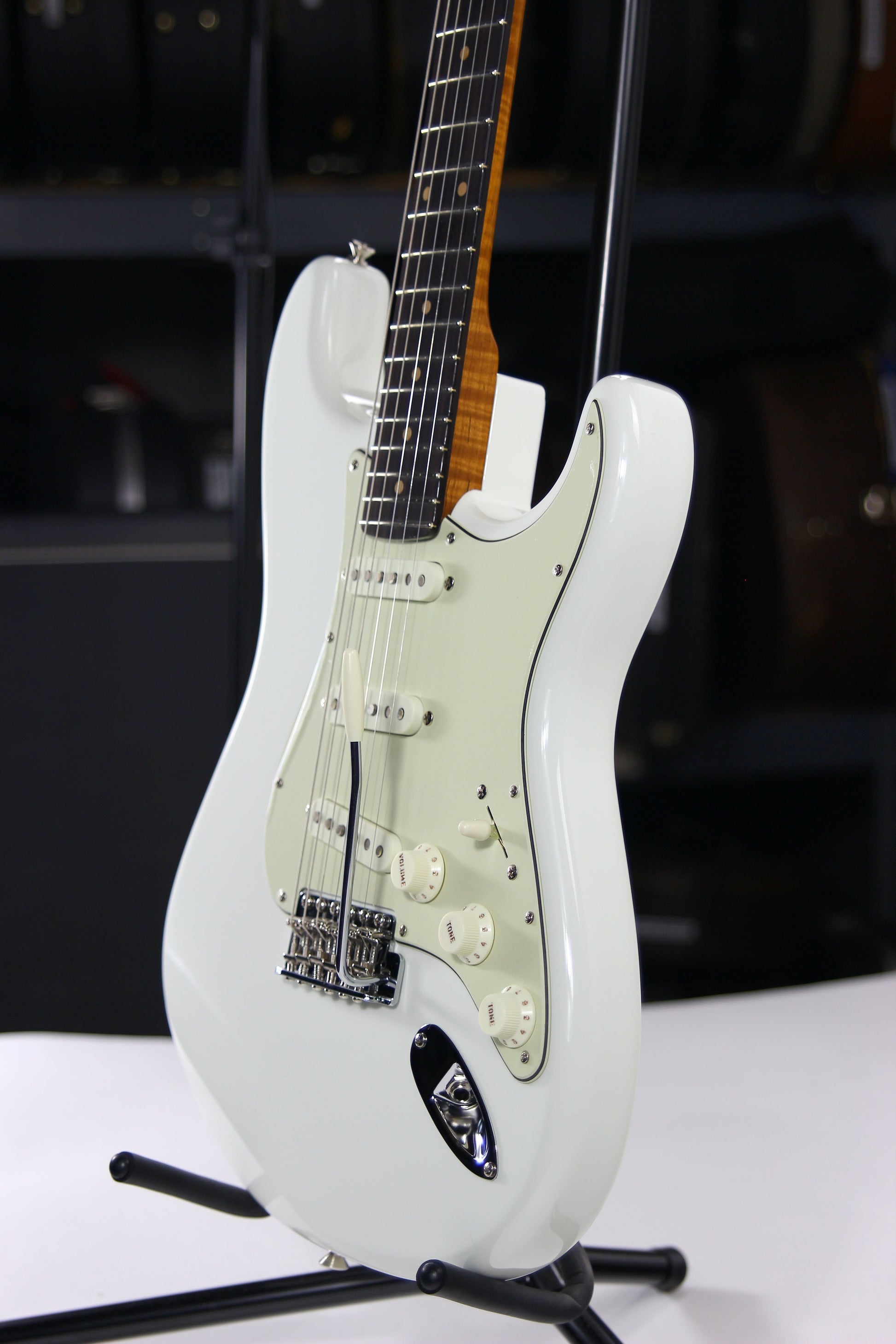 2022 Fender Custom Shop GT11 '60 Stratocaster Roasted FLAME NECK - NOS Olympic White Sweetwater Dealer Select