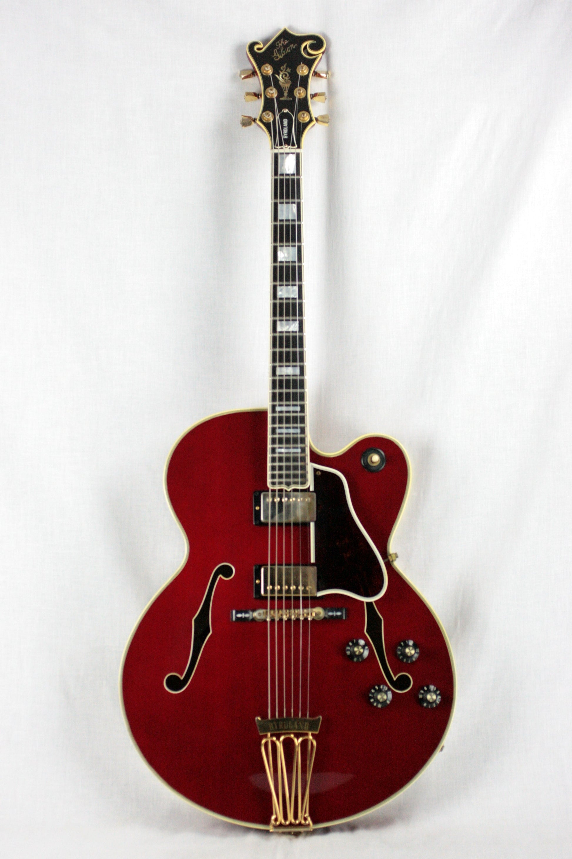 INCREDIBLY RARE 1980 Gibson Byrdland w/ F5 Mandolin Headstock! CHERRY RED! es335 one off