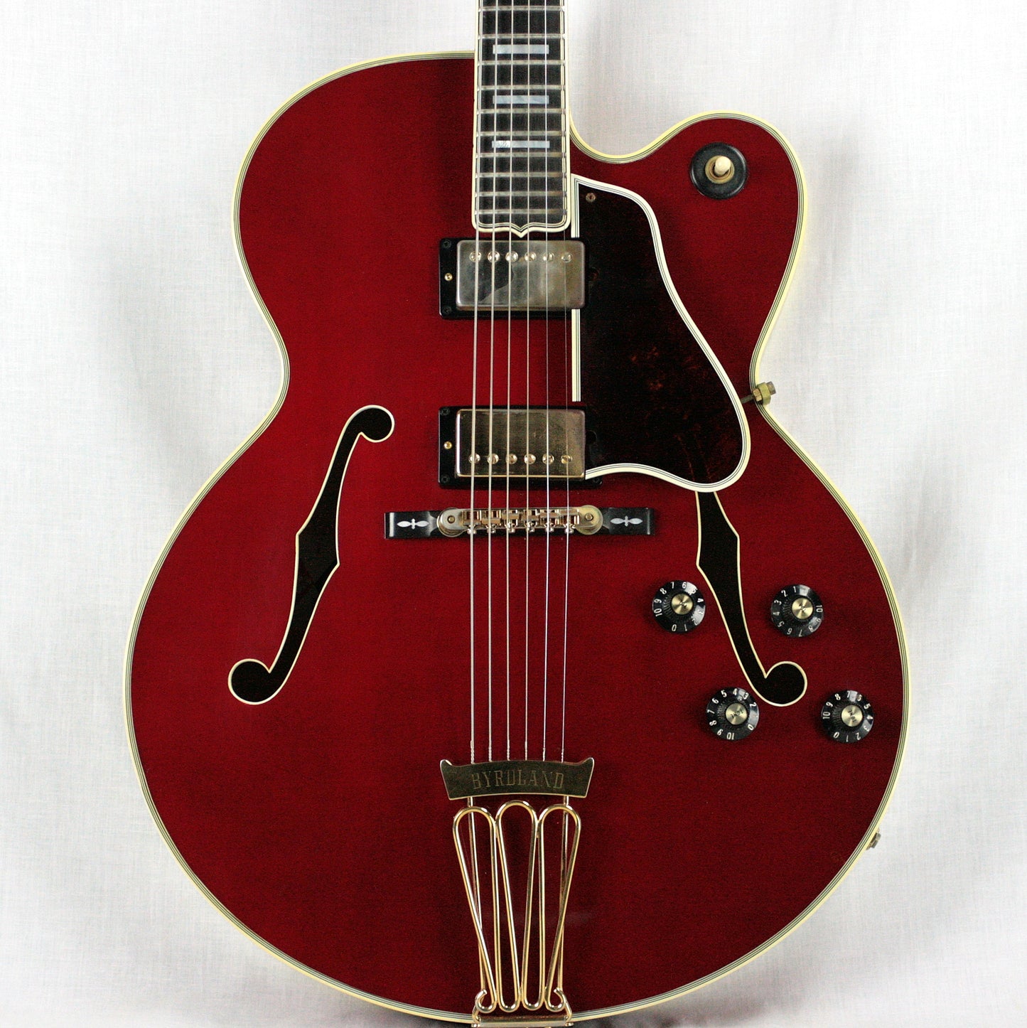 INCREDIBLY RARE 1980 Gibson Byrdland w/ F5 Mandolin Headstock! CHERRY RED! es335 one off