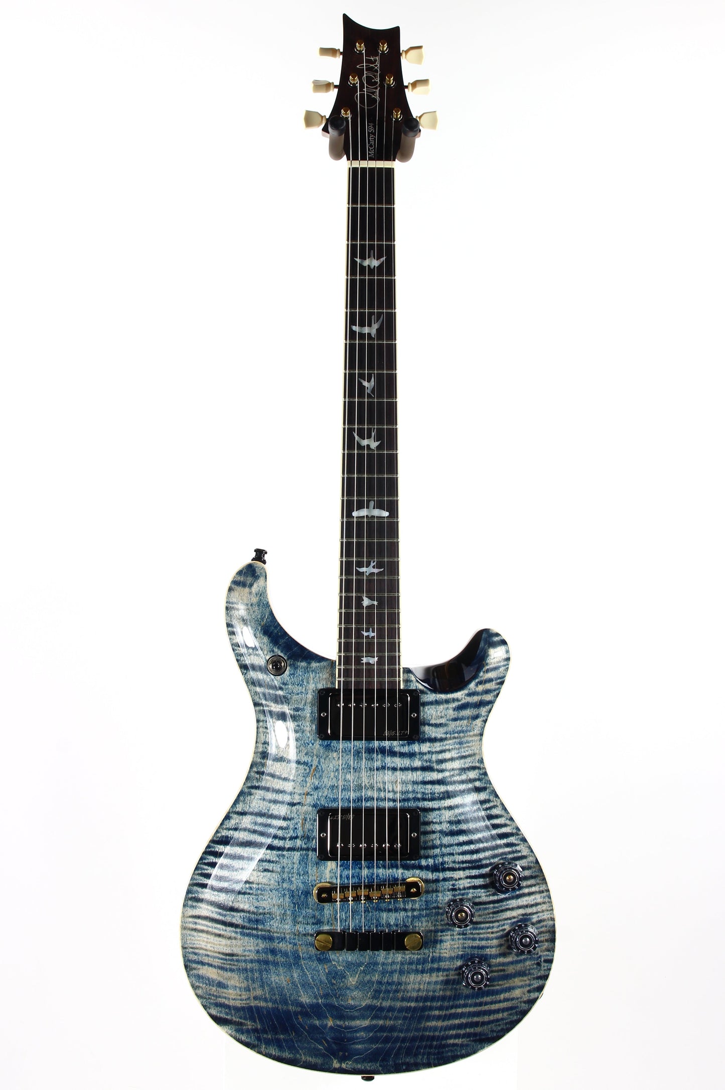 MINTY 2023 PRS Wood Library McCarty 594 10 Top - Faded Whale Blue, jean, 58/15 Humbucker Pickups!