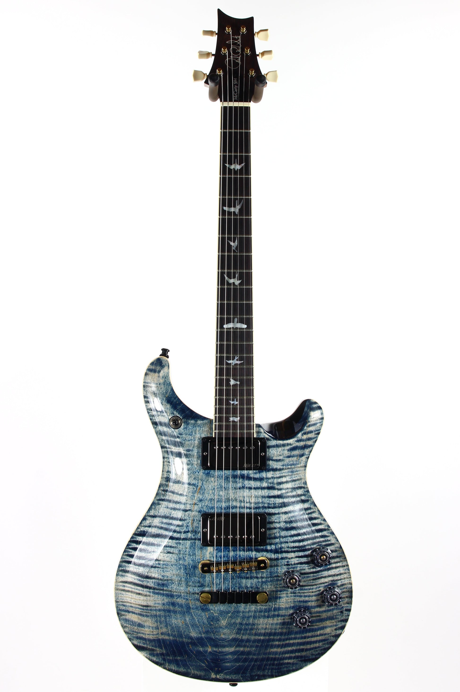 MINTY 2023 PRS Wood Library McCarty 594 10 Top - Faded Whale Blue, jean, 58/15 Humbucker Pickups!
