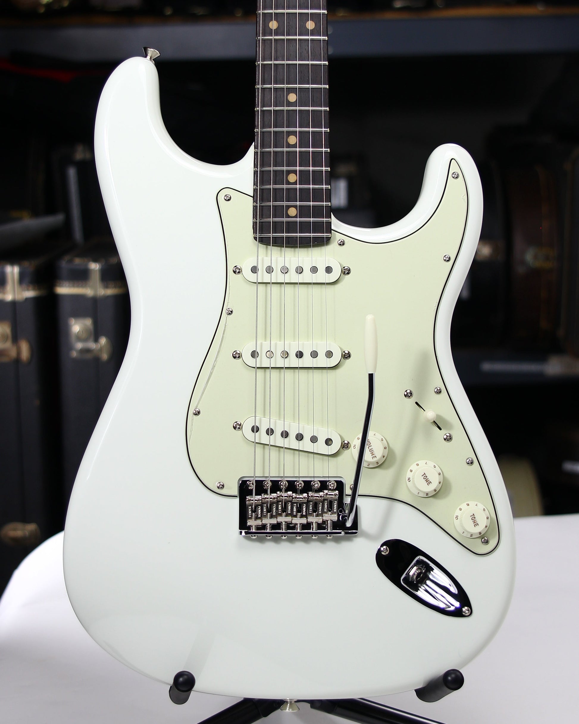 2022 Fender Custom Shop GT11 '60 Stratocaster Roasted FLAME NECK - NOS Olympic White Sweetwater Dealer Select