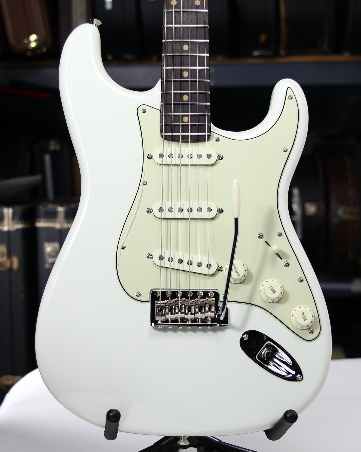 2022 Fender Custom Shop GT11 '60 Stratocaster Roasted FLAME NECK - NOS Olympic White Sweetwater Dealer Select