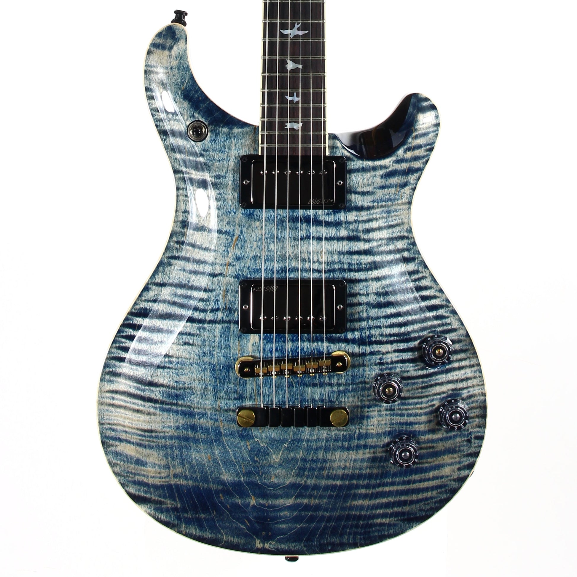 MINTY 2023 PRS Wood Library McCarty 594 10 Top - Faded Whale Blue, jean, 58/15 Humbucker Pickups!