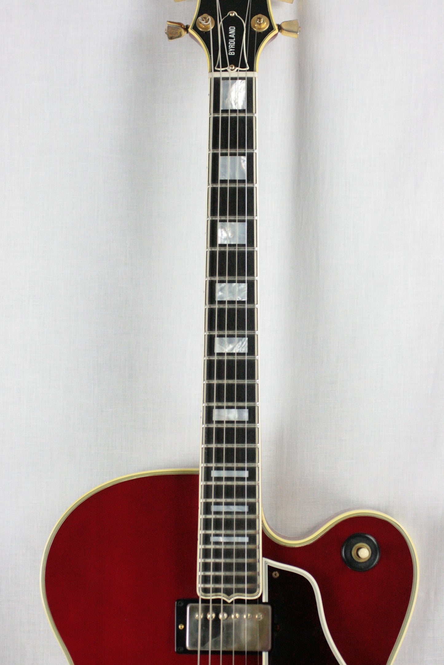 INCREDIBLY RARE 1980 Gibson Byrdland w/ F5 Mandolin Headstock! CHERRY RED! es335 one off