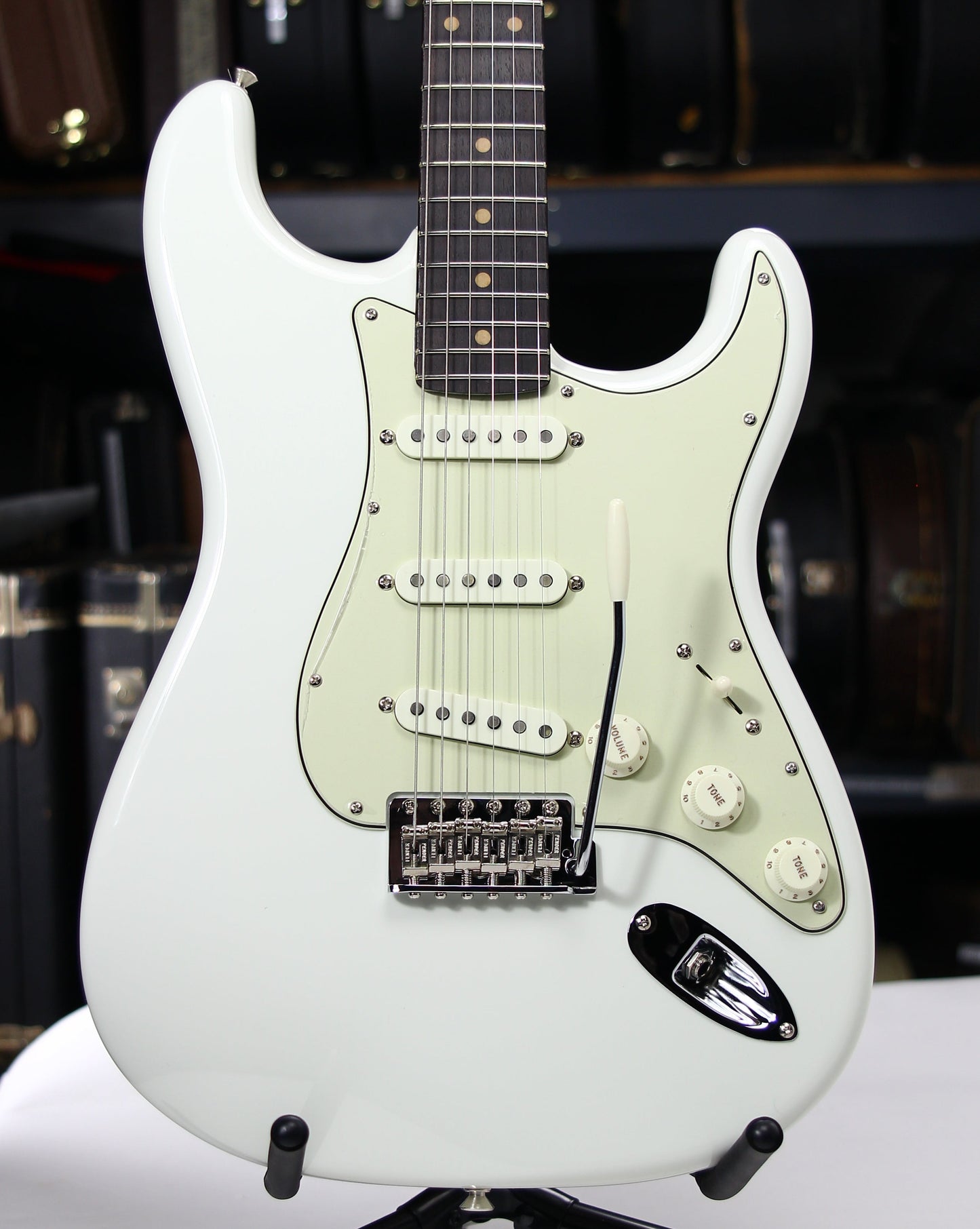 2022 Fender Custom Shop GT11 '60 Stratocaster Roasted FLAME NECK - NOS Olympic White Sweetwater Dealer Select