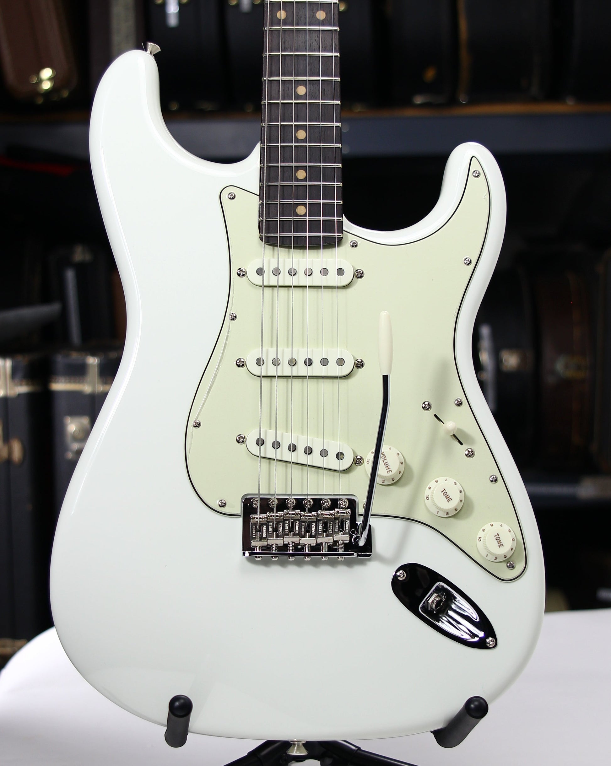 2022 Fender Custom Shop GT11 '60 Stratocaster Roasted FLAME NECK - NOS Olympic White Sweetwater Dealer Select