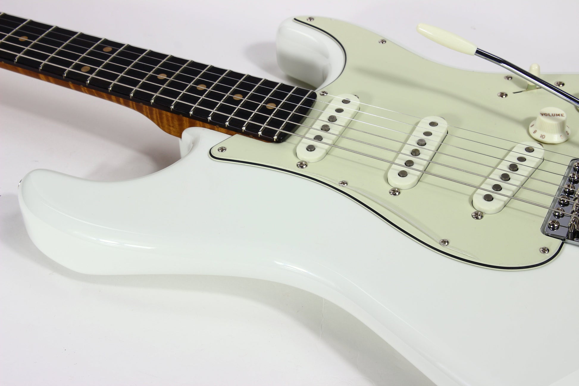 2022 Fender Custom Shop GT11 '60 Stratocaster Roasted FLAME NECK - NOS Olympic White Sweetwater Dealer Select