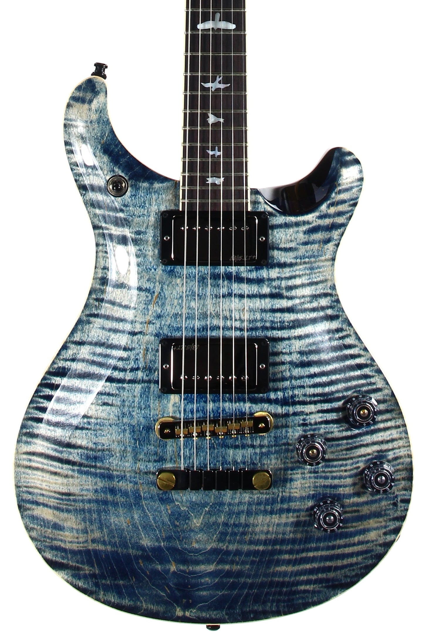 MINTY 2023 PRS Wood Library McCarty 594 10 Top - Faded Whale Blue, jean, 58/15 Humbucker Pickups!