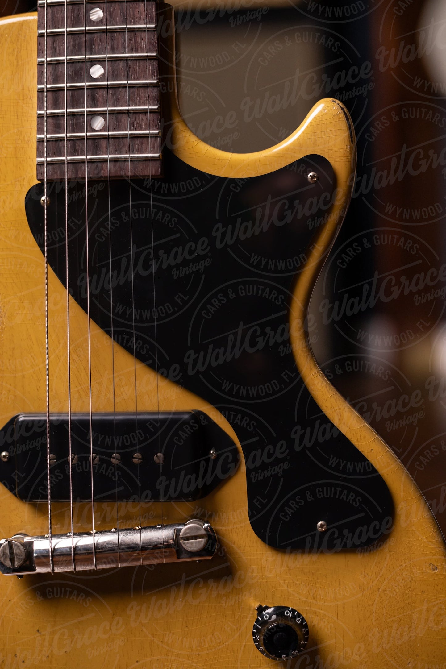Gibson Custom Shop 1957 Les Paul Junior Single Cut Reissue Murphy Lab Heavy Aged Electric Guitar - TV Yellow