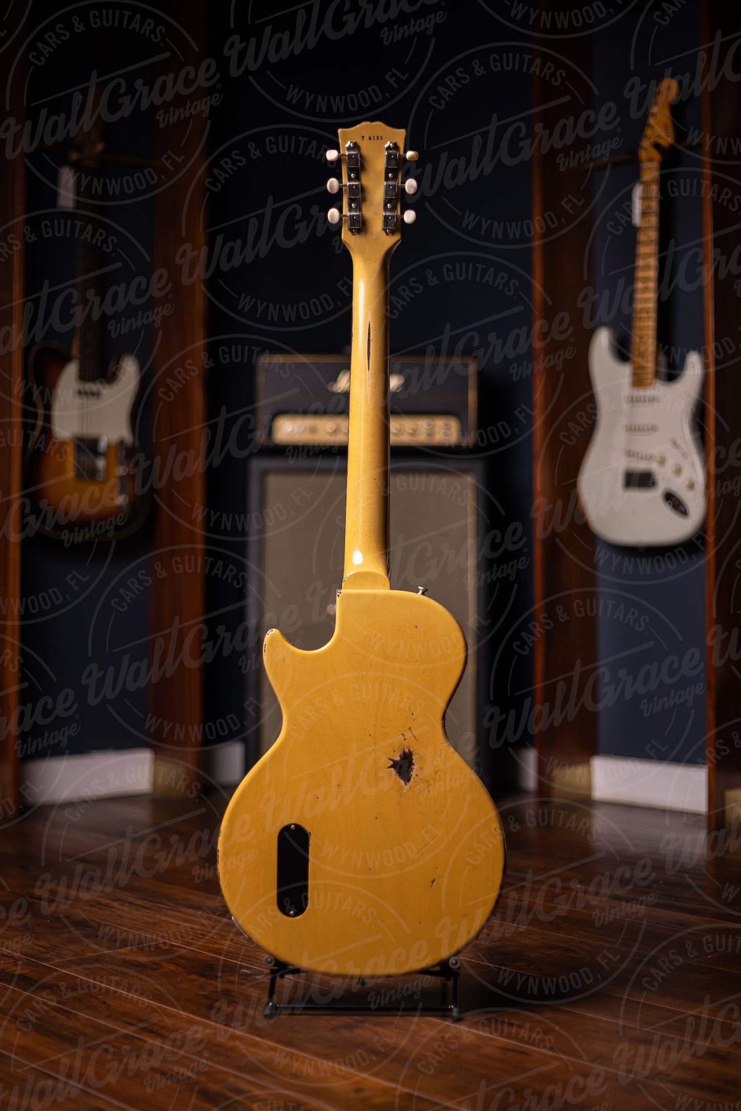 Gibson Custom Shop 1957 Les Paul Junior Single Cut Reissue Murphy Lab Heavy Aged Electric Guitar - TV Yellow