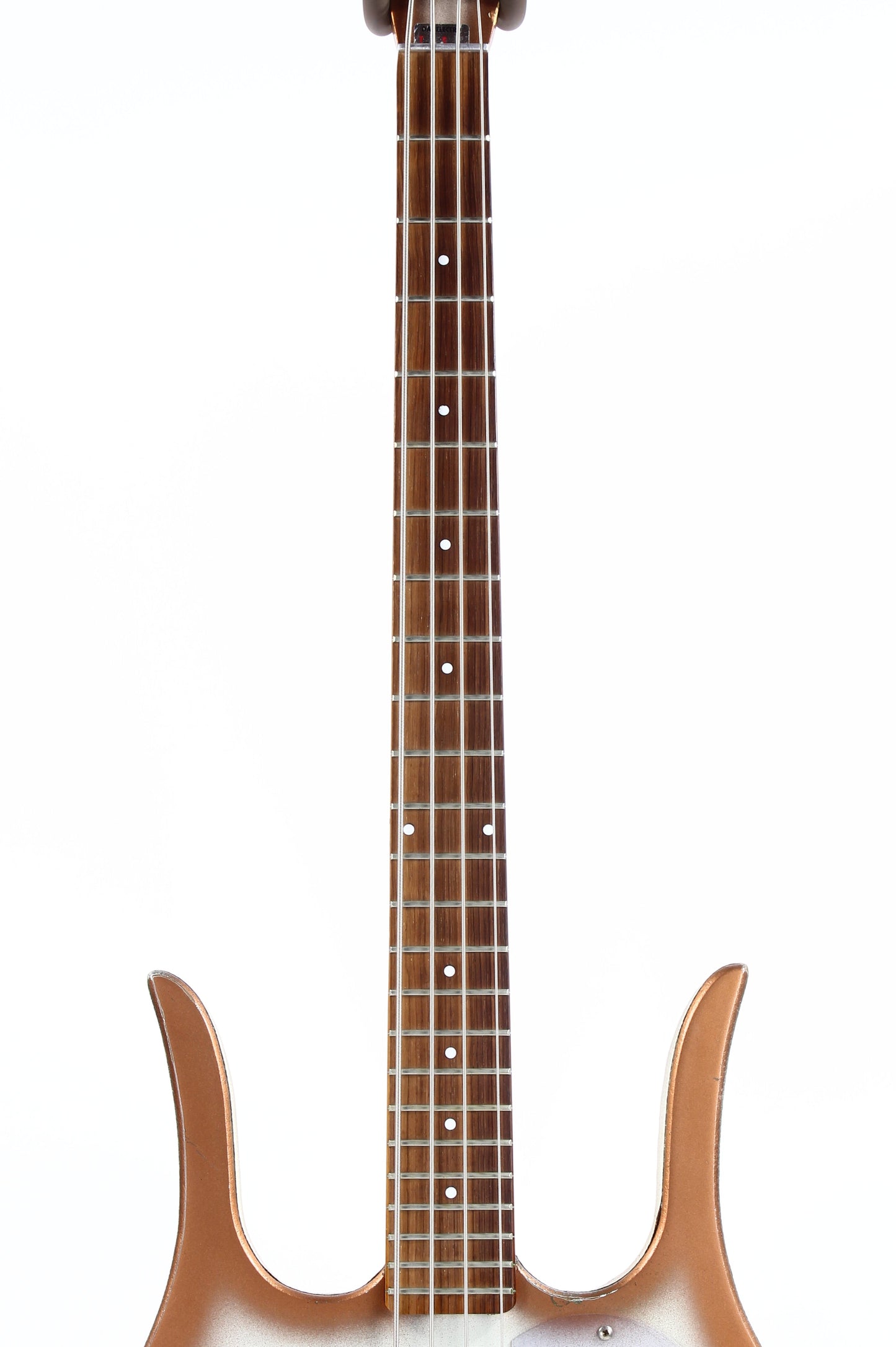 1963 Danelectro Longhorn Vintage Electric Bass Copper Burst - 2 Lipstick Pickups, Rare