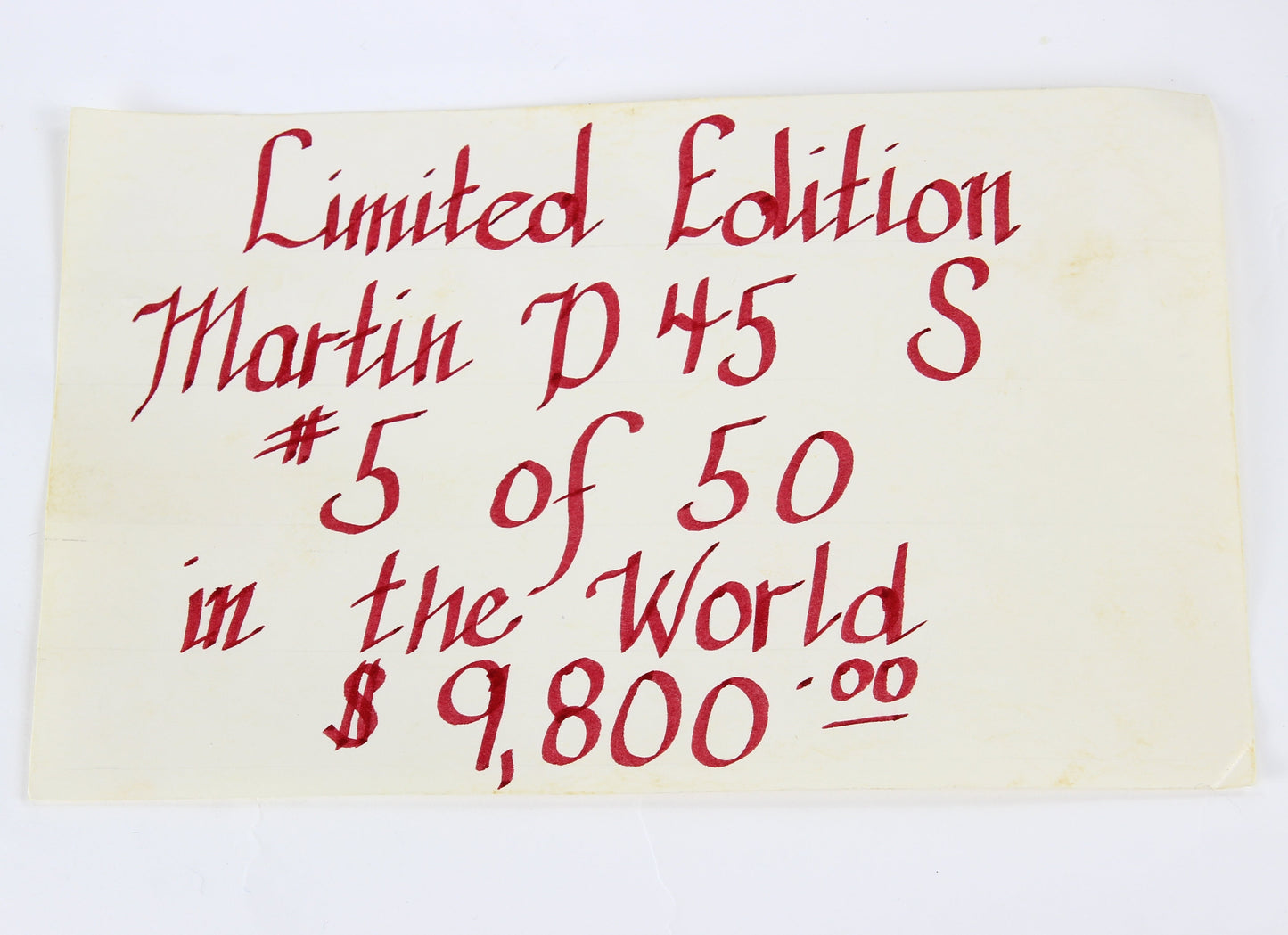 1992 Martin D-45S Deluxe 12-Fret Rare Limited Edition d45