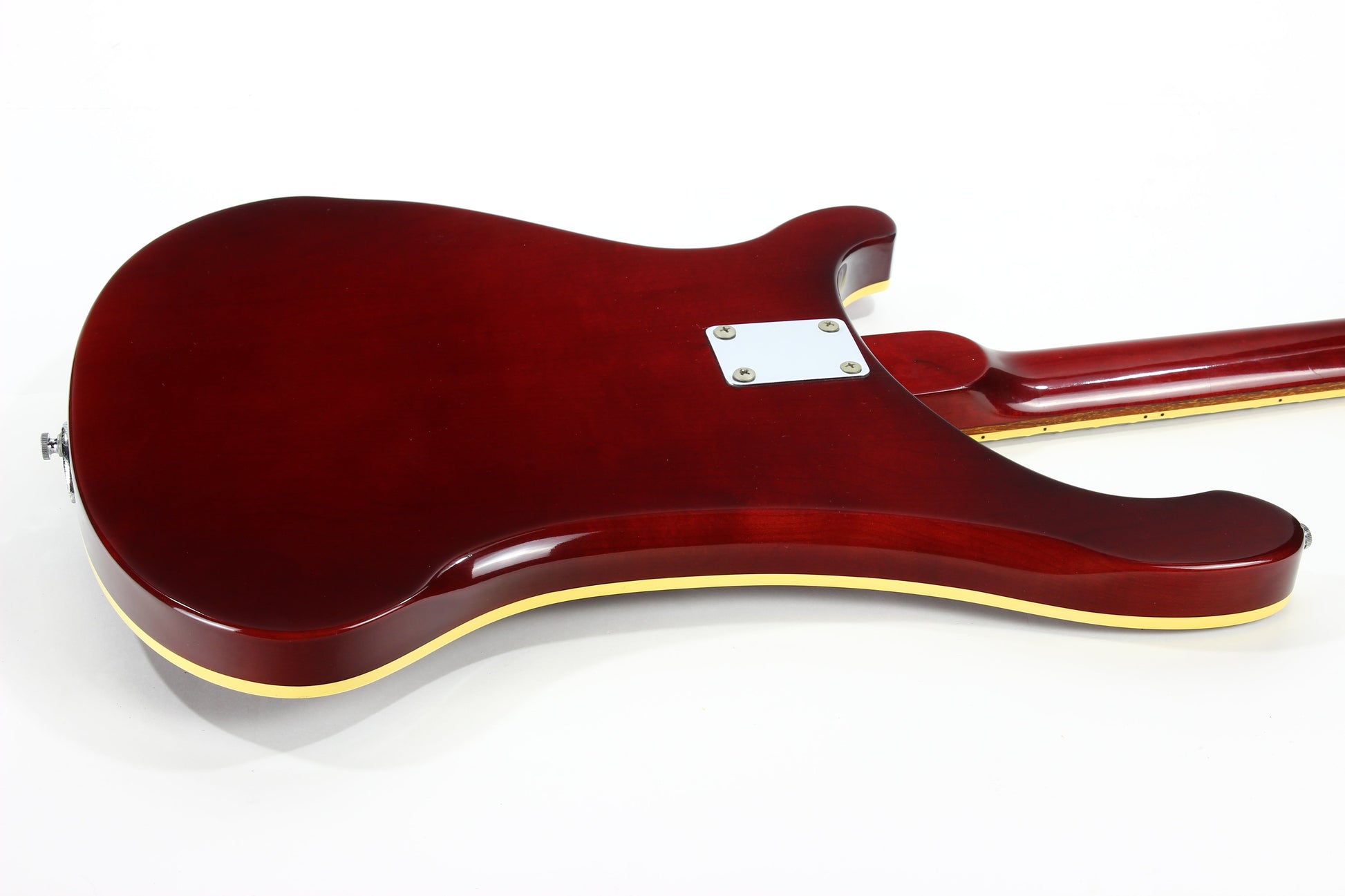 1982 Rickenbacker 481 Slant Fret BURGUNDYGLO - Clean, Original Case, Keys, 480 4001 6-String Guitar