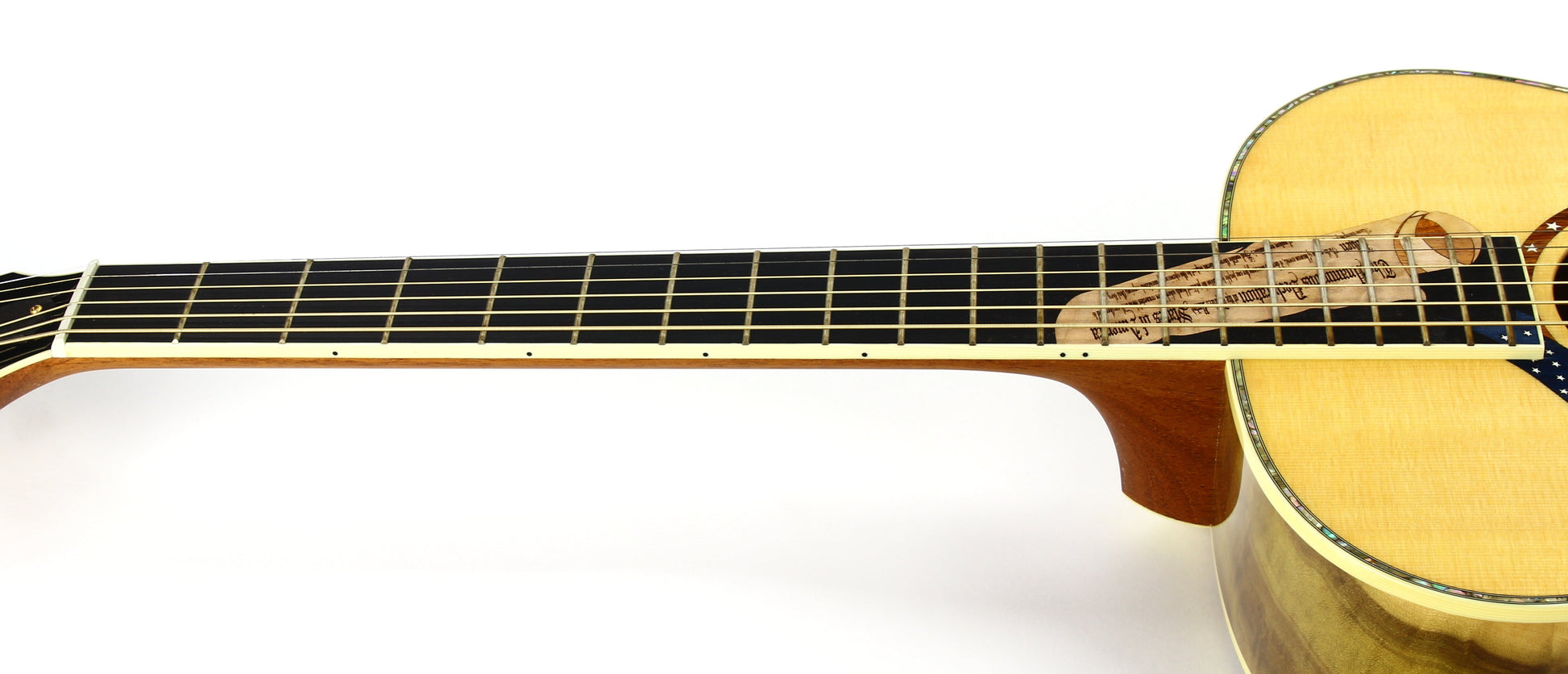 MINT & UNPLAYED! 2002 Taylor Liberty Tree Grand Concert Guitar LTG - US Flag, Declaration of Independence Inlays!