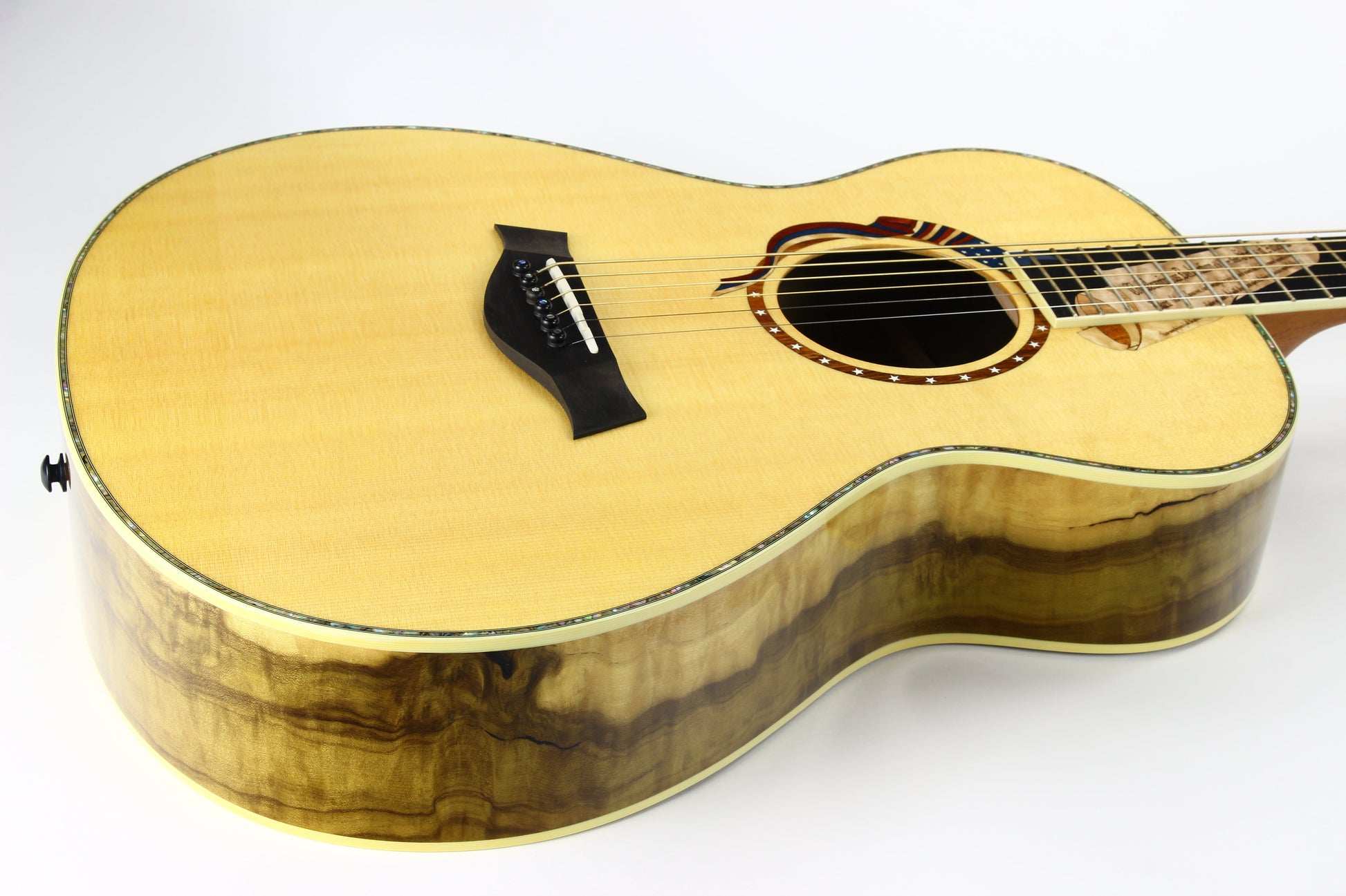 MINT & UNPLAYED! 2002 Taylor Liberty Tree Grand Concert Guitar LTG - US Flag, Declaration of Independence Inlays!