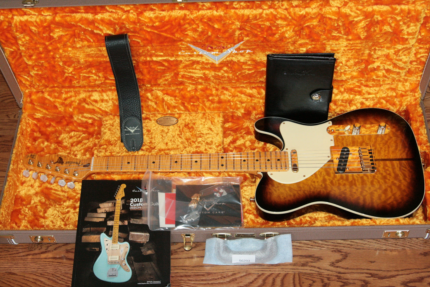 2018 Fender Custom Shop Merle Haggard Tuff Dog Telecaster! Neck-through Tele! Artist Series