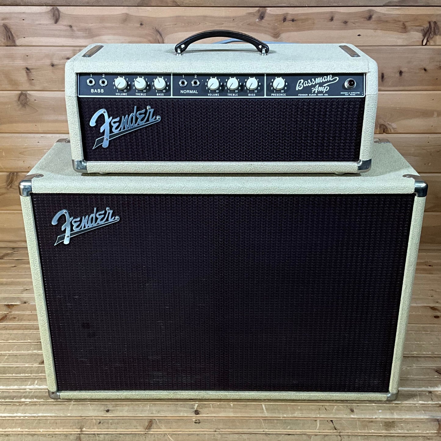Fender Vintage 1963 Bassman Amplifier Set USED