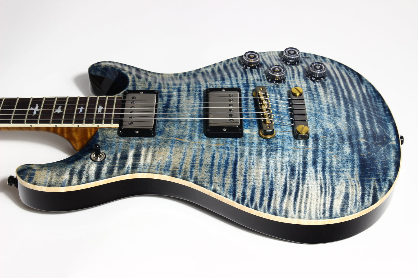 MINTY 2023 PRS Wood Library McCarty 594 10 Top - Faded Whale Blue, jean, 58/15 Humbucker Pickups!