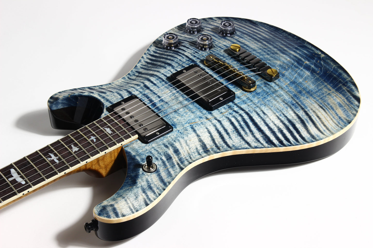 MINTY 2023 PRS Wood Library McCarty 594 10 Top - Faded Whale Blue, jean, 58/15 Humbucker Pickups!
