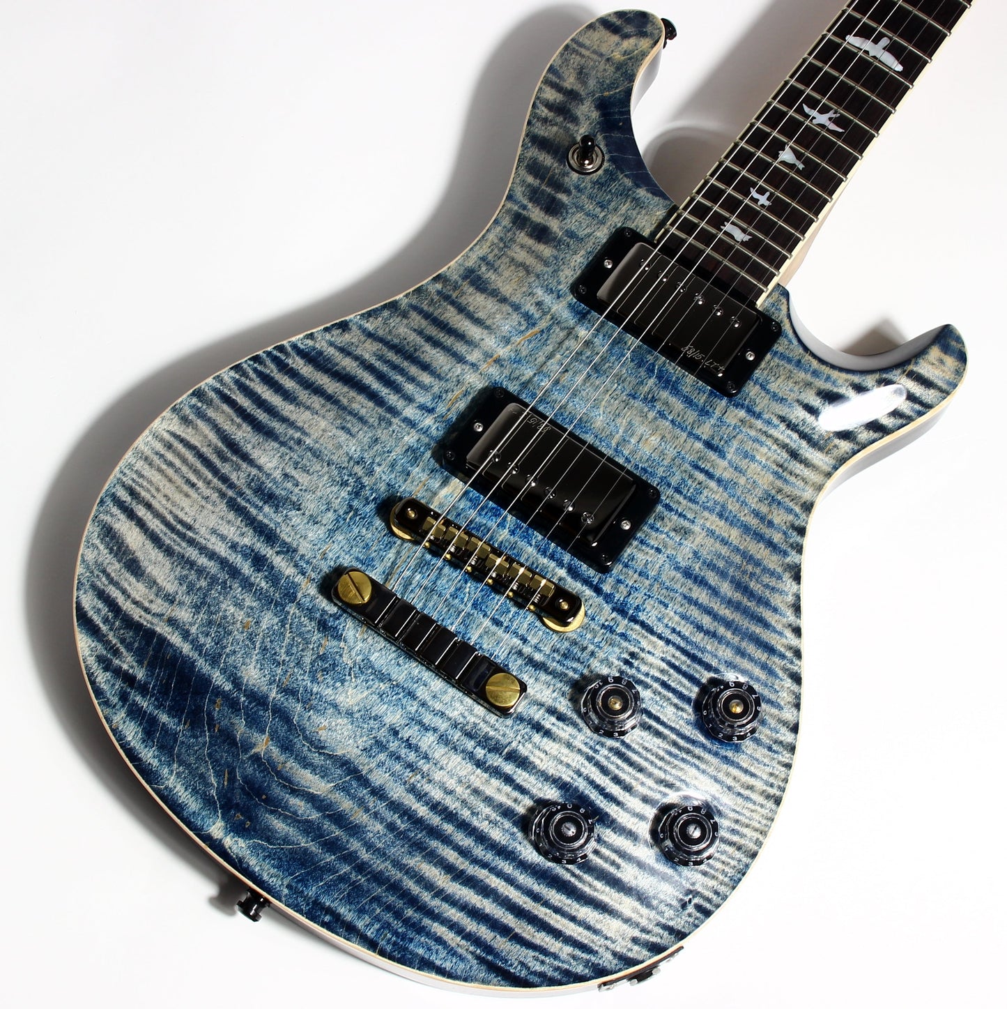 MINTY 2023 PRS Wood Library McCarty 594 10 Top - Faded Whale Blue, jean, 58/15 Humbucker Pickups!