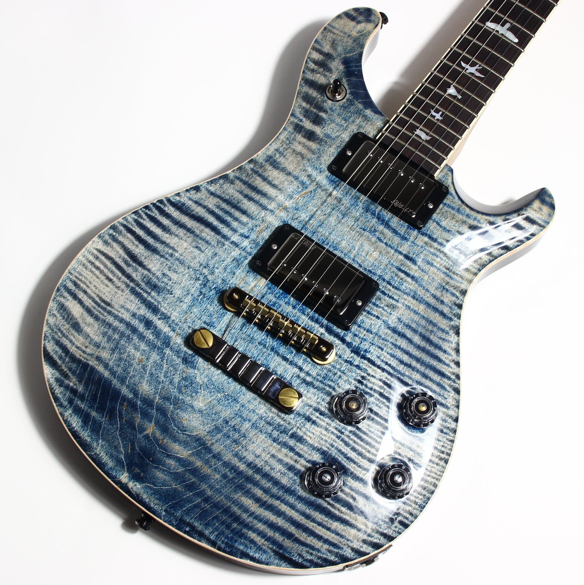 MINTY 2023 PRS Wood Library McCarty 594 10 Top - Faded Whale Blue, jean, 58/15 Humbucker Pickups!