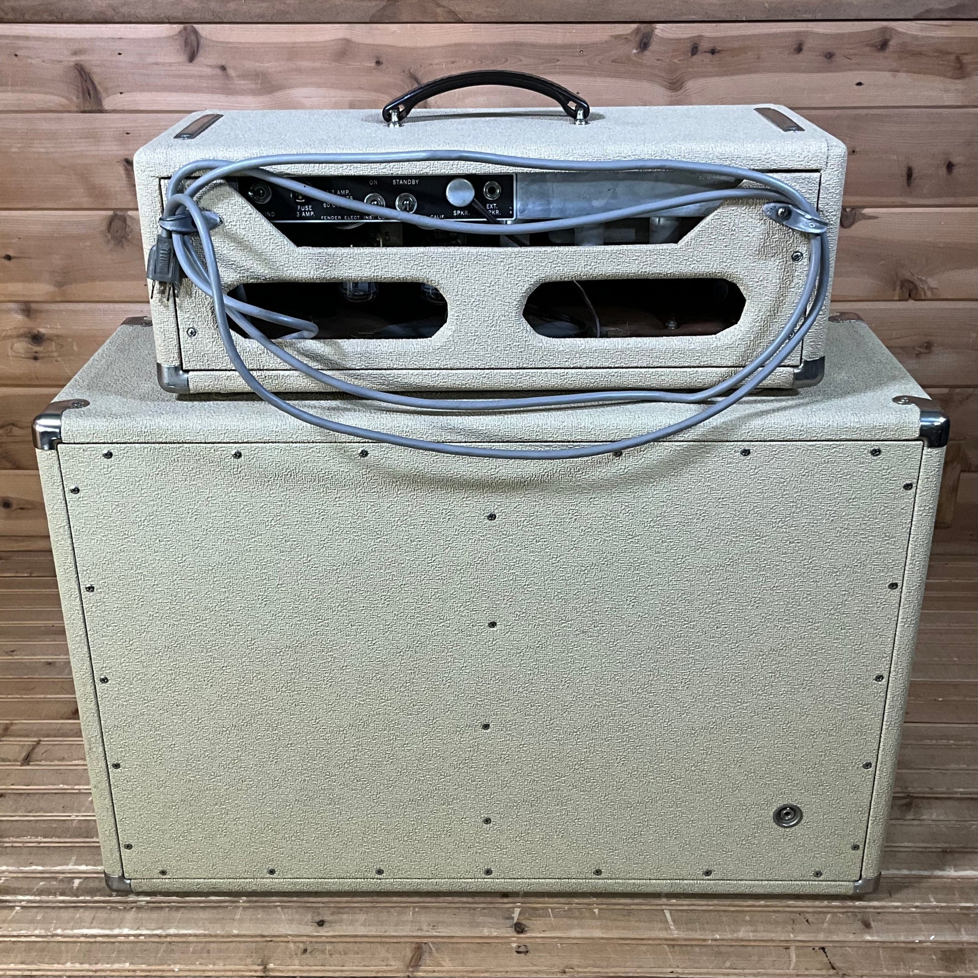 Fender Vintage 1963 Bassman Amplifier Set USED