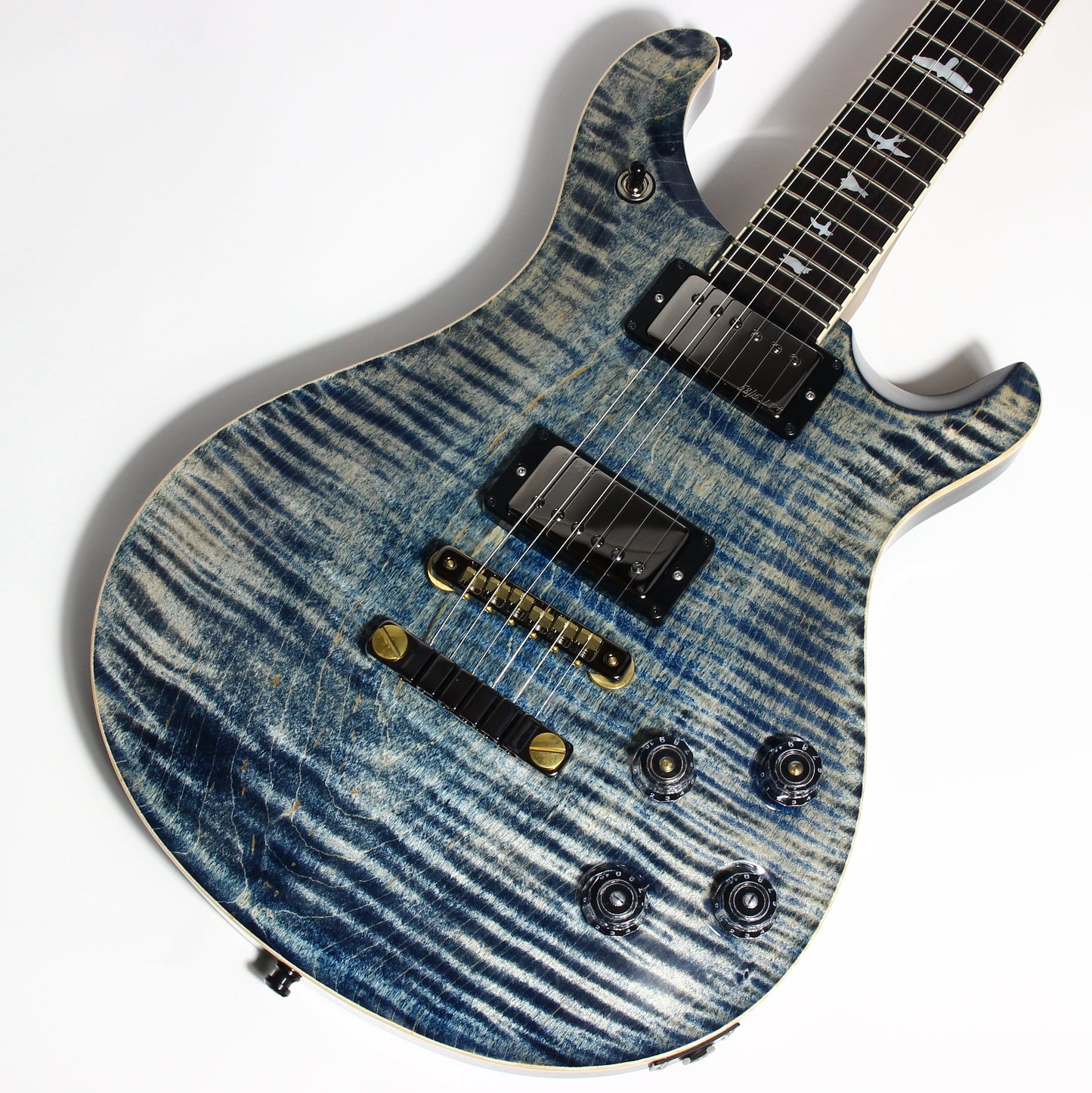 MINTY 2023 PRS Wood Library McCarty 594 10 Top - Faded Whale Blue, jean, 58/15 Humbucker Pickups!