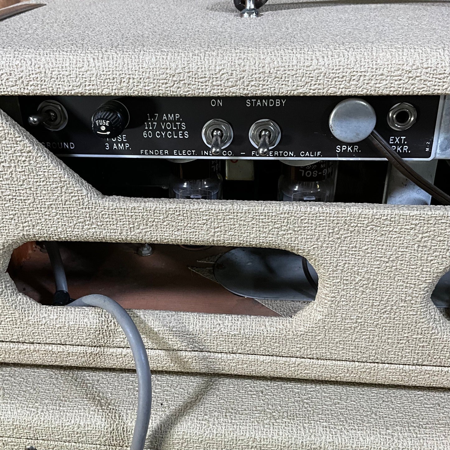 Fender Vintage 1963 Bassman Amplifier Set USED