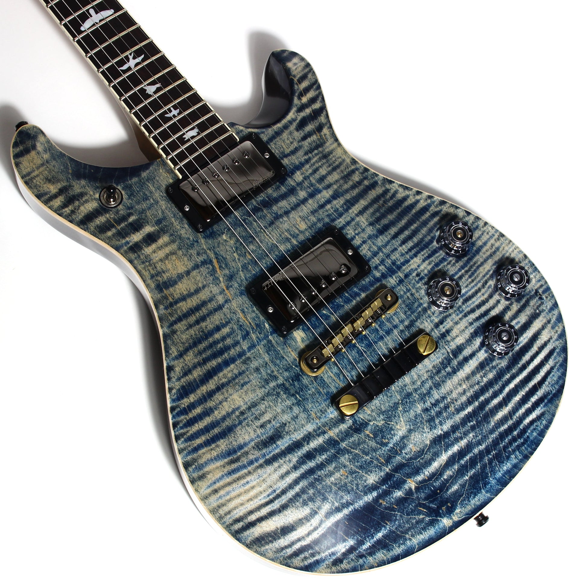 MINTY 2023 PRS Wood Library McCarty 594 10 Top - Faded Whale Blue, jean, 58/15 Humbucker Pickups!