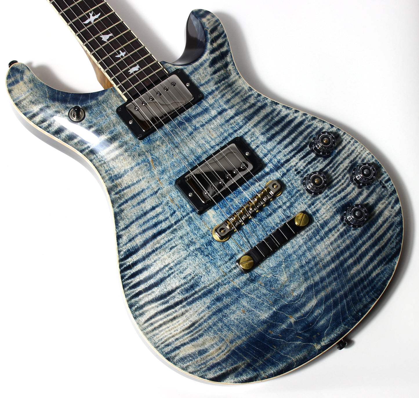 MINTY 2023 PRS Wood Library McCarty 594 10 Top - Faded Whale Blue, jean, 58/15 Humbucker Pickups!